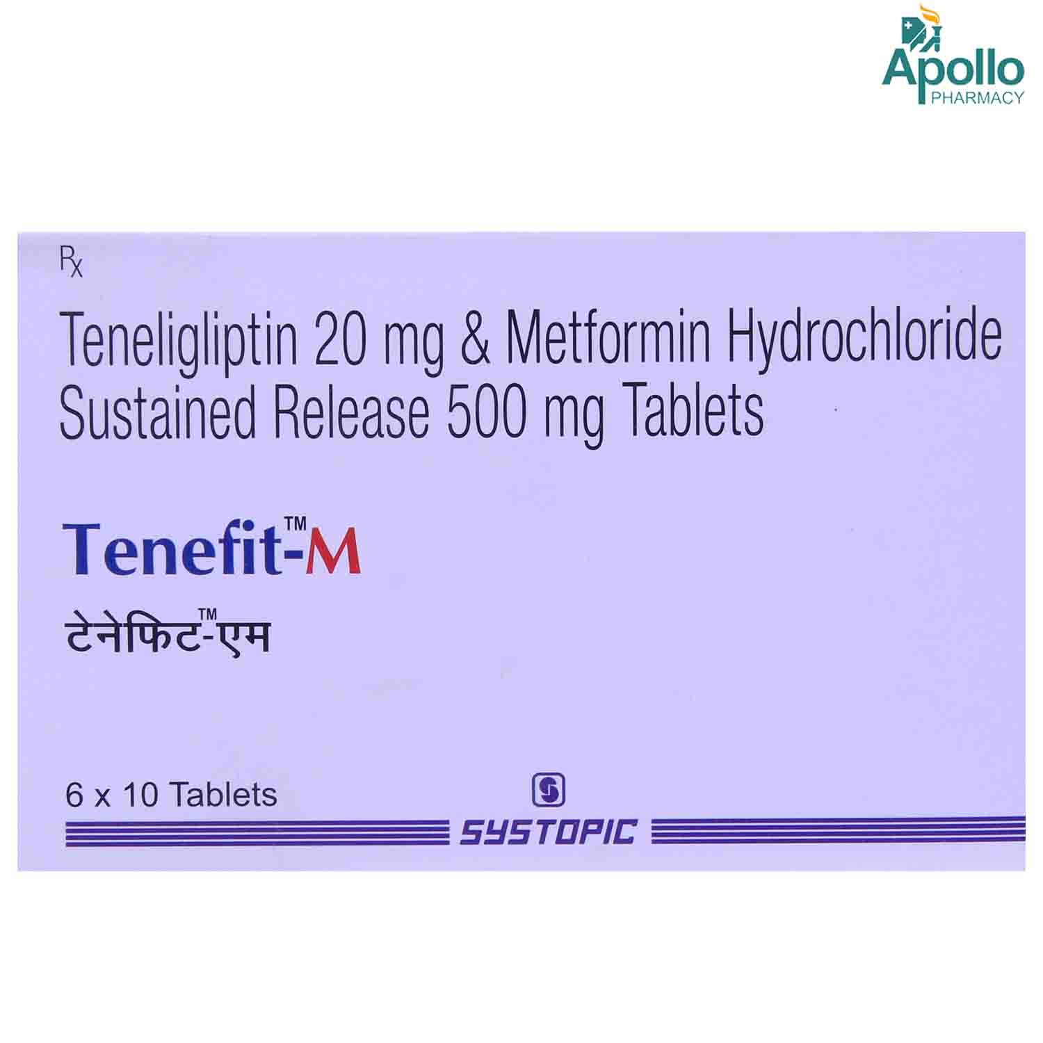 Tenefit M Tablet 10's, Pack of 10 TABLETS Tenefit M Tablet 10's, Pack of 10 TABLETS