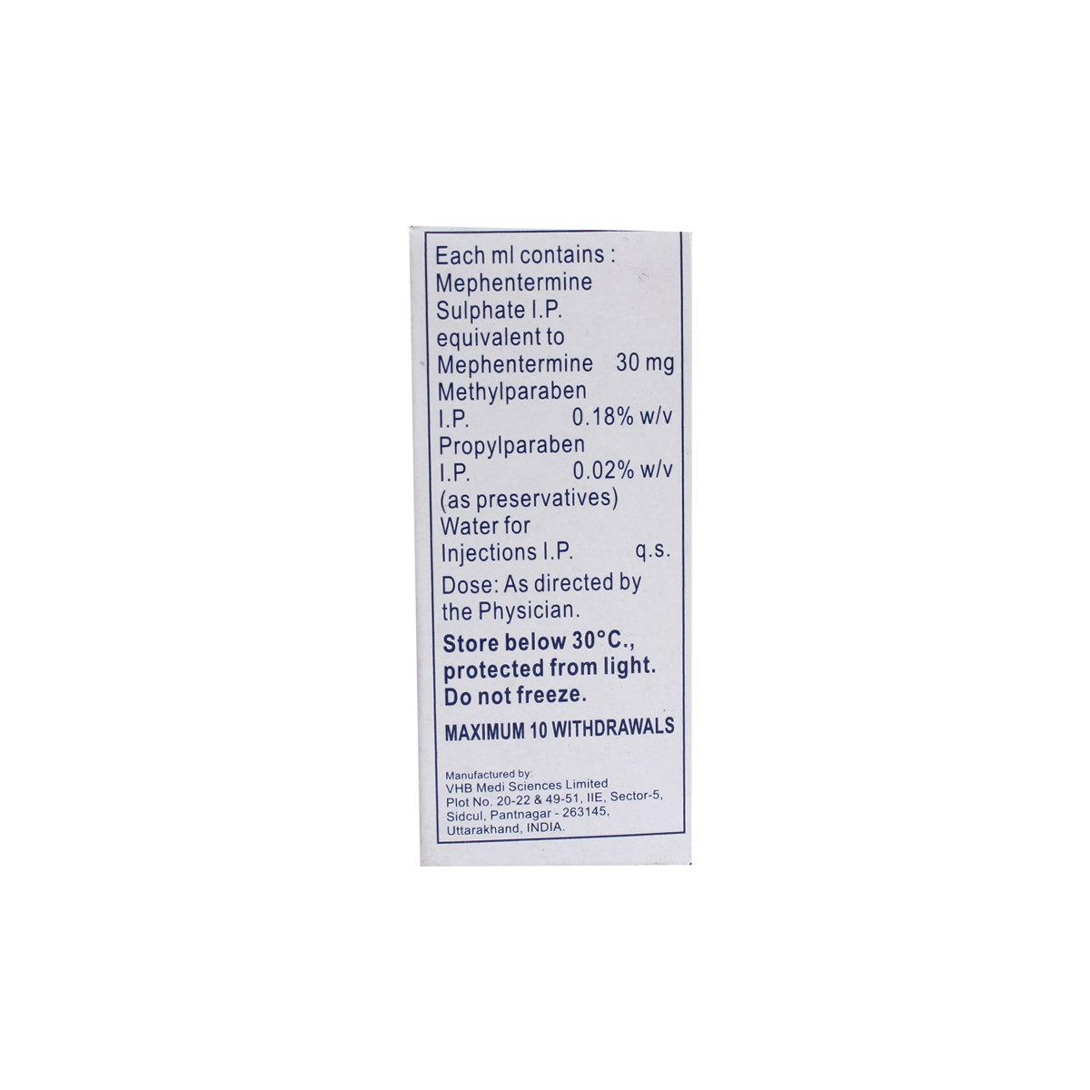 TERMIN 30MG INJECTION 10ML, Pack of 1 Injection TERMIN 30MG INJECTION 10ML, Pack of 1 Injection