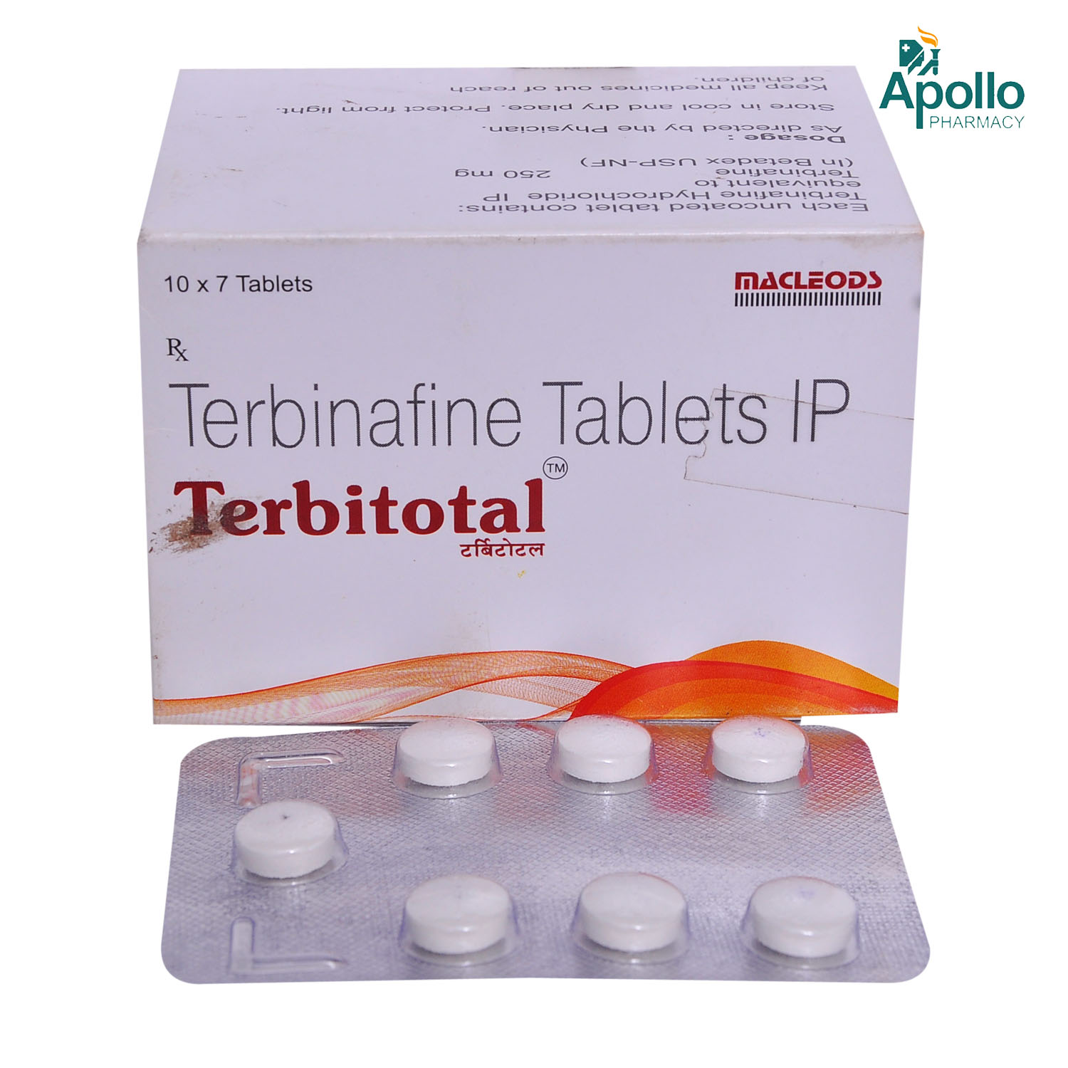 TERBITOTAL 500MG TABLET 7'S, Pack of 7 TabletS TERBITOTAL 500MG TABLET 7'S, Pack of 7 TabletS