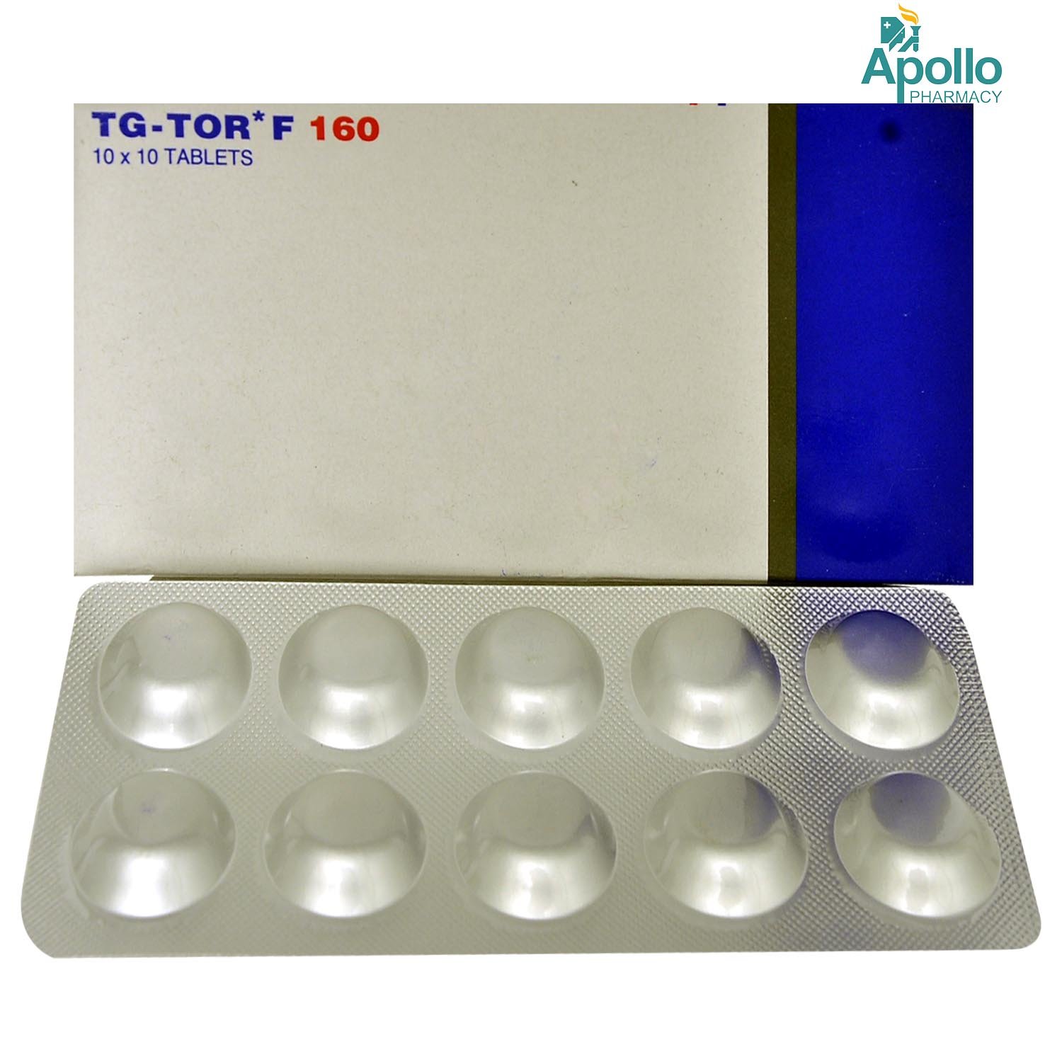 TGTOR F 160MG TABLET, Pack of 10 TABLETS TGTOR F 160MG TABLET, Pack of 10 TABLETS