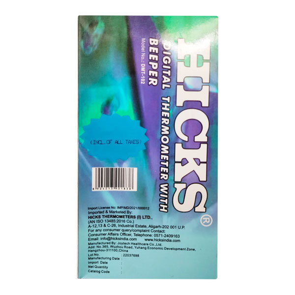 Hicks Digital Thermometer with Beeper DMT-102, 1 Count, Pack of 1 Hicks Digital Thermometer with Beeper DMT-102, 1 Count, Pack of 1