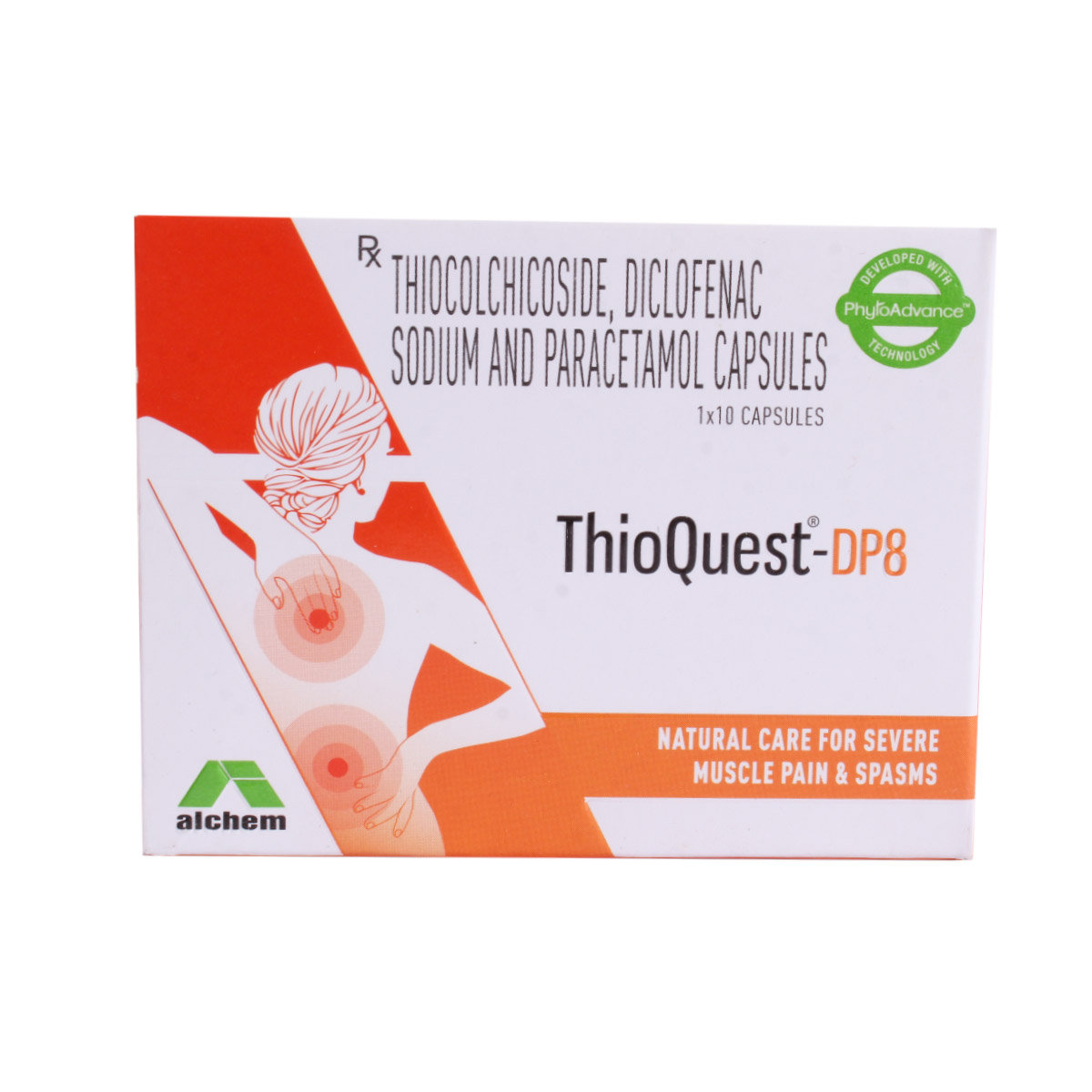 Thioquest Dp 8mg Tablet 10's, Pack of 10 Thioquest Dp 8mg Tablet 10's, Pack of 10