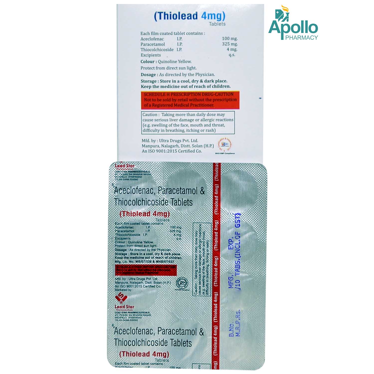 Thiolead 4 Tablet 10's, Pack of 10 TABLETS Thiolead 4 Tablet 10's, Pack of 10 TABLETS