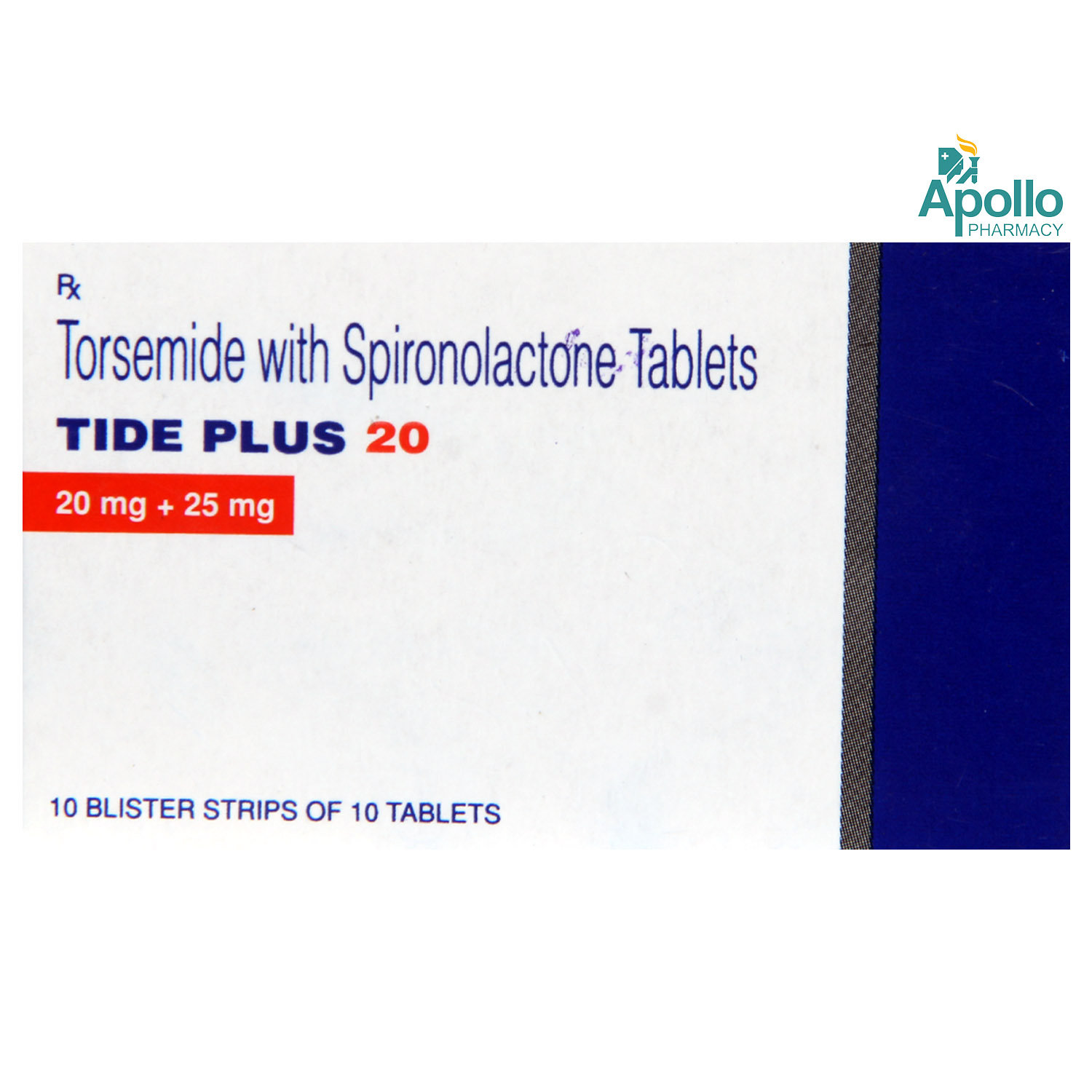 Tide Plus 20 Tablet 10's, Pack of 10 Tide Plus 20 Tablet 10's, Pack of 10