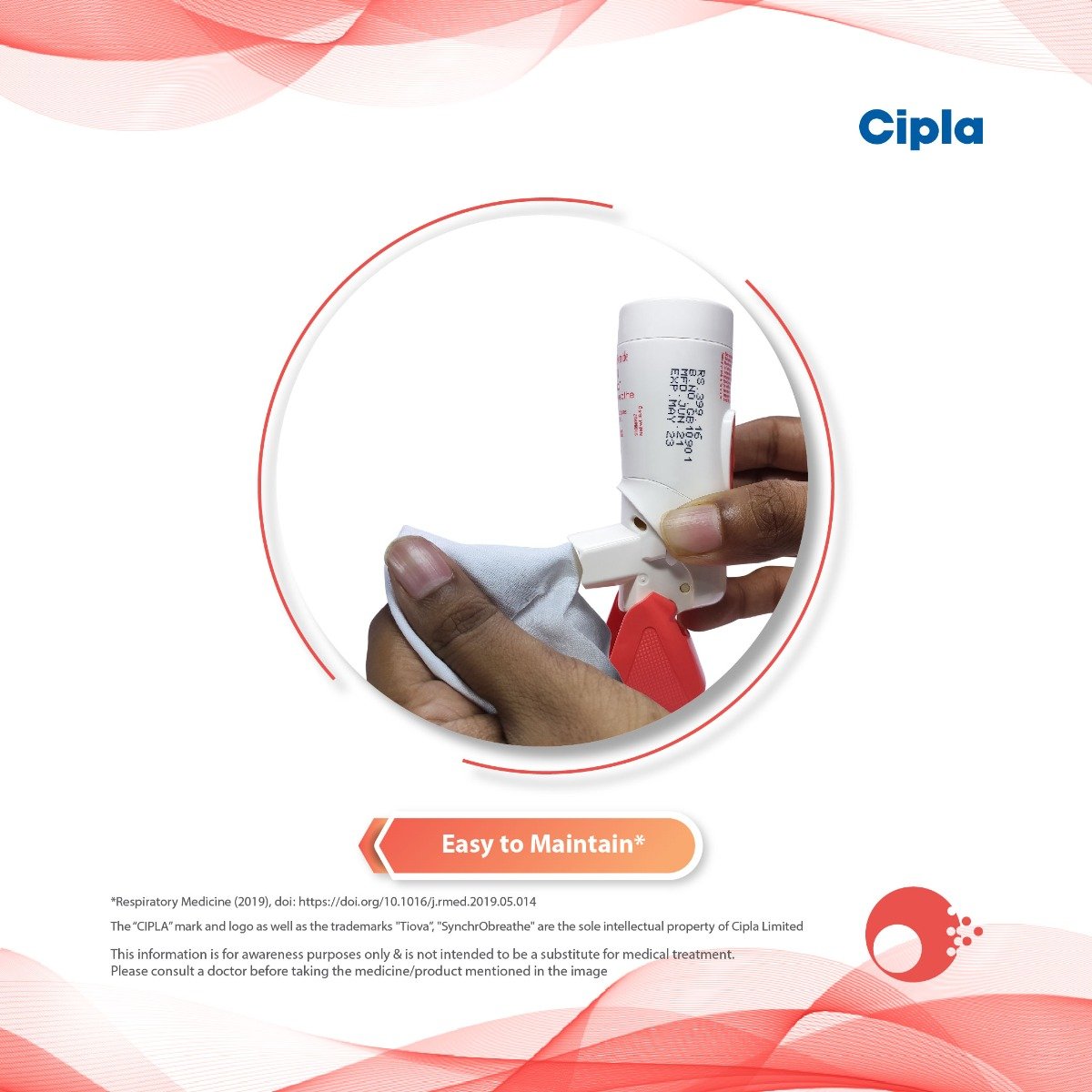 Tiova Synchrobreathe Inhaler 120 mdi, Pack of 1 INHALER Tiova Synchrobreathe Inhaler 120 mdi, Pack of 1 INHALER