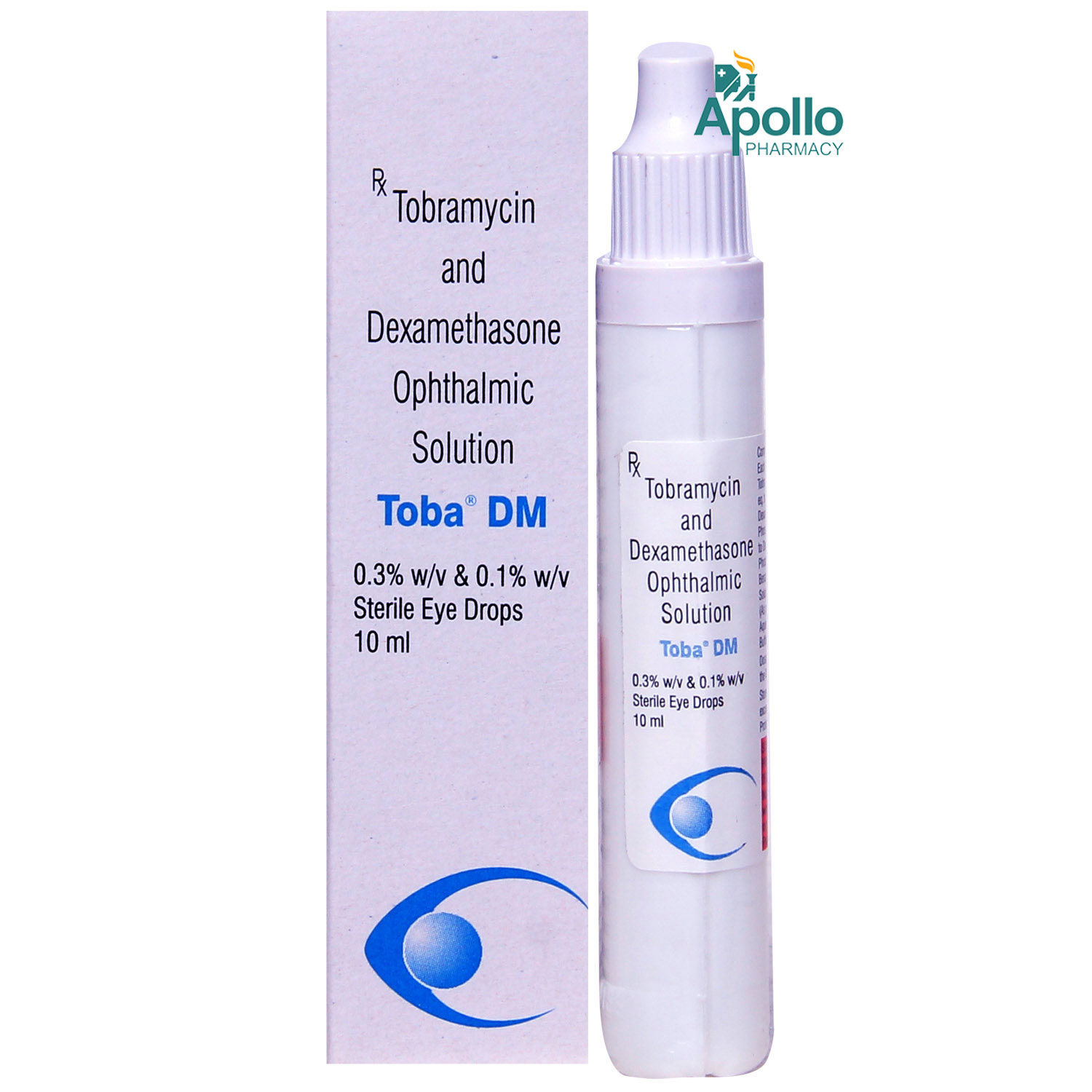 Toba DM Eye Drops 10 ml, Pack of 1 Toba DM Eye Drops 10 ml, Pack of 1