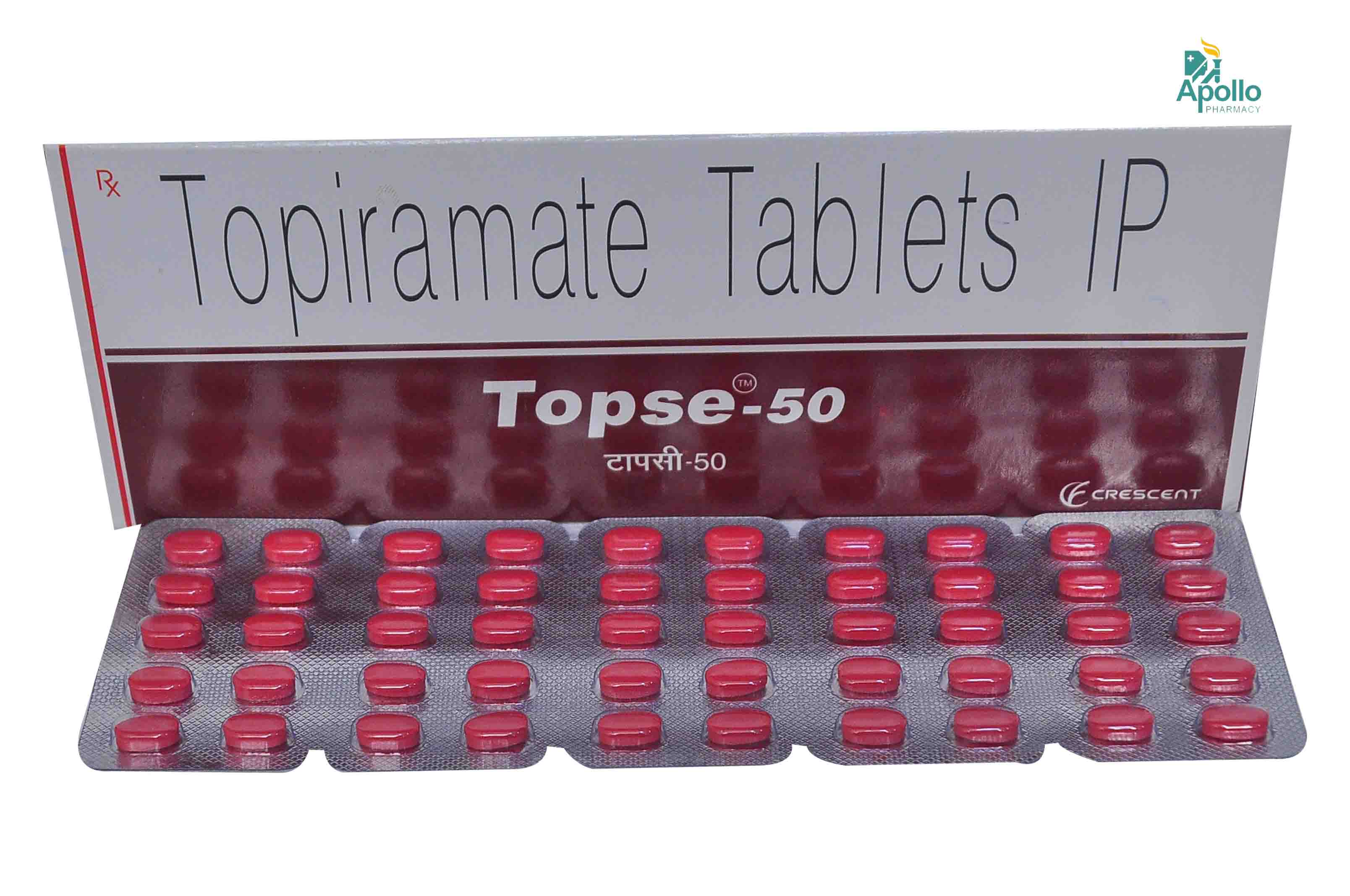 TOPSE 50MG TABLET, Pack of 10 TABLETS TOPSE 50MG TABLET, Pack of 10 TABLETS