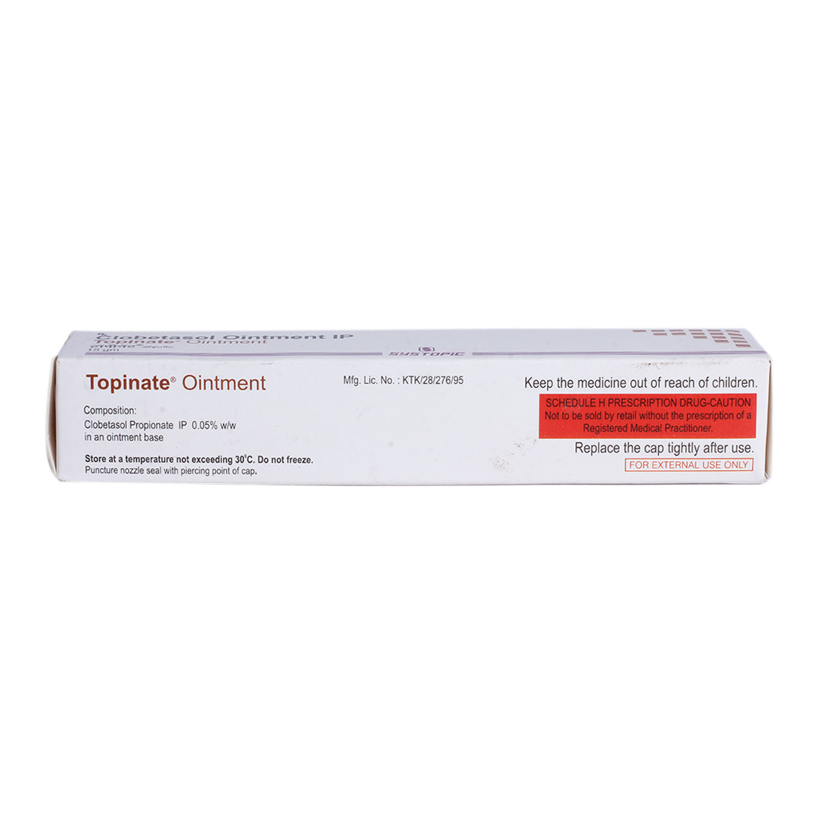 Topinate Ointment 15 gm, Pack of 1 OINTMENT Topinate Ointment 15 gm, Pack of 1 OINTMENT