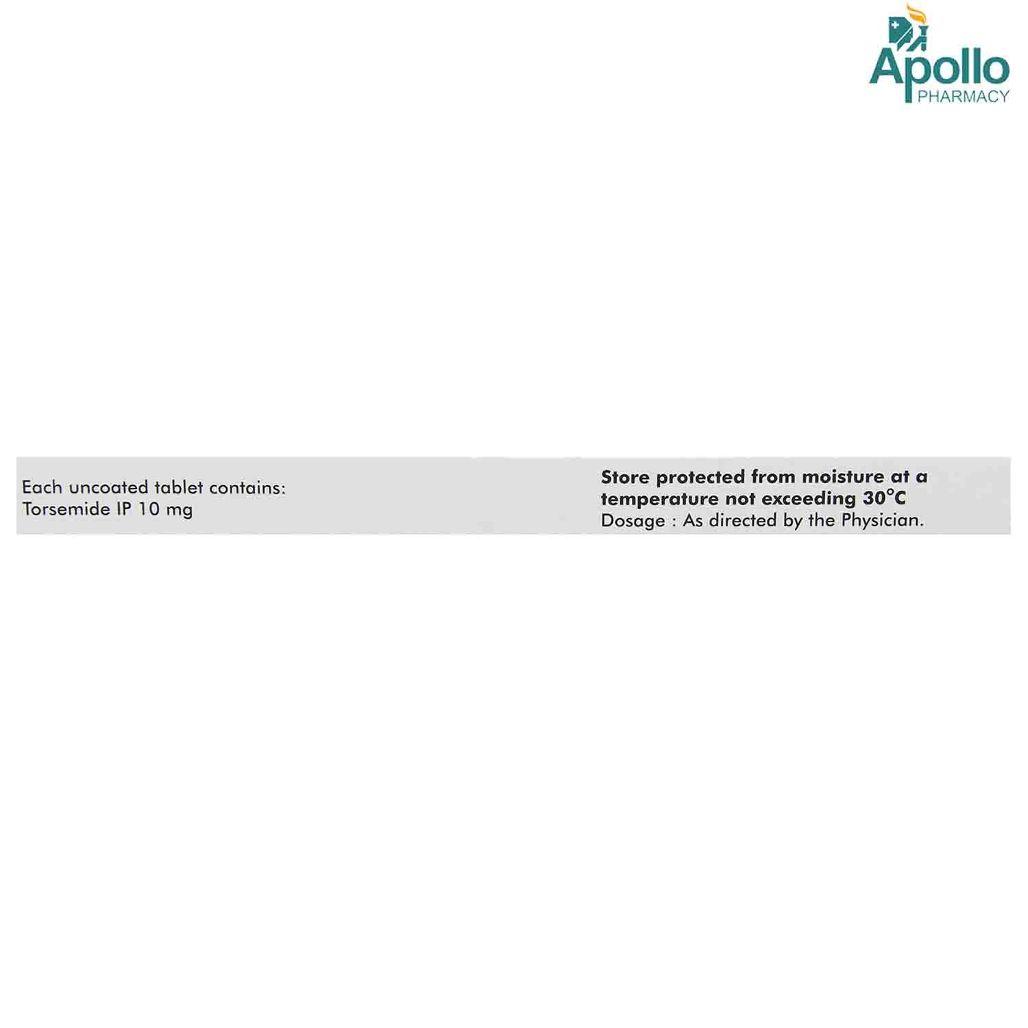 Torsinex 10 Tablet 10's, Pack of 10 TABLETS Torsinex 10 Tablet 10's, Pack of 10 TABLETS