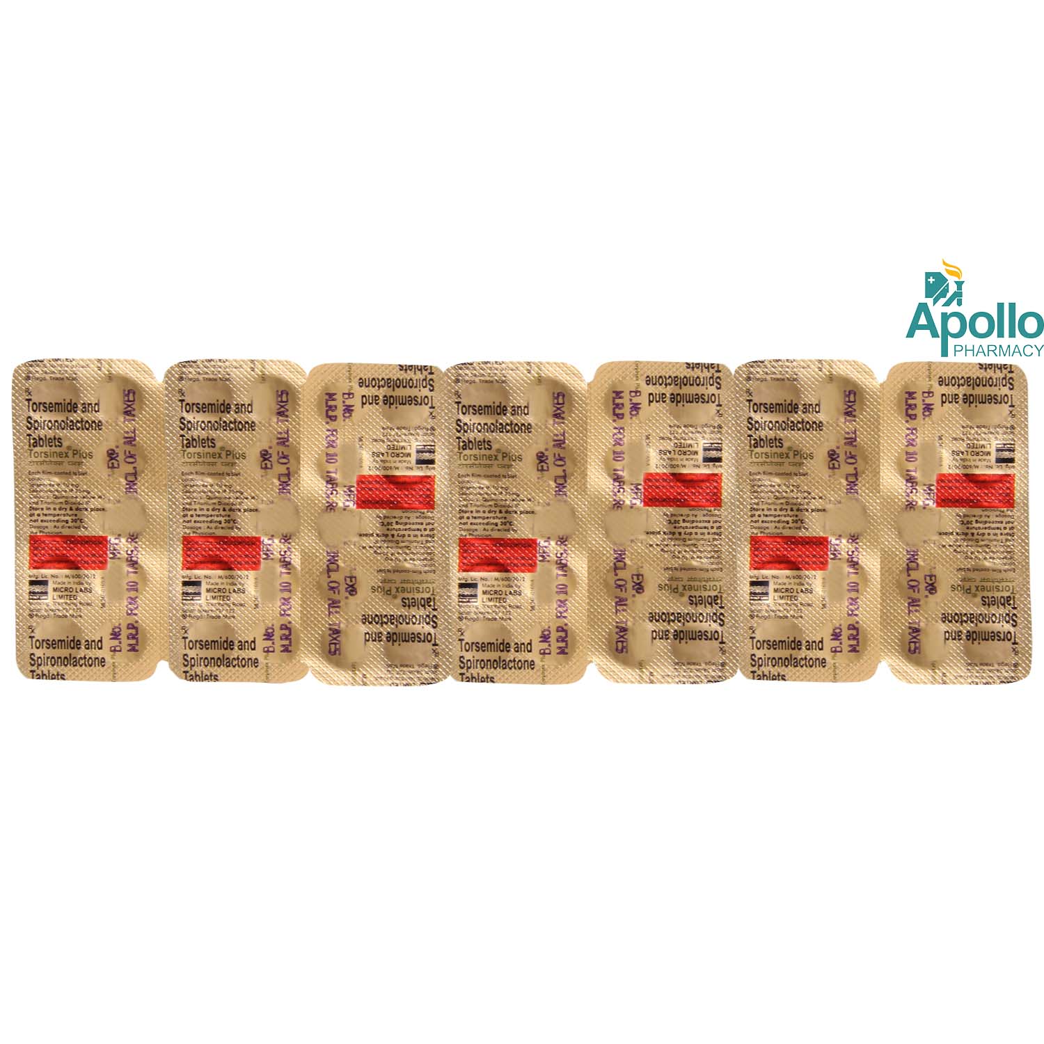 Torsinex Plus Tablet 10's, Pack of 10 Torsinex Plus Tablet 10's, Pack of 10