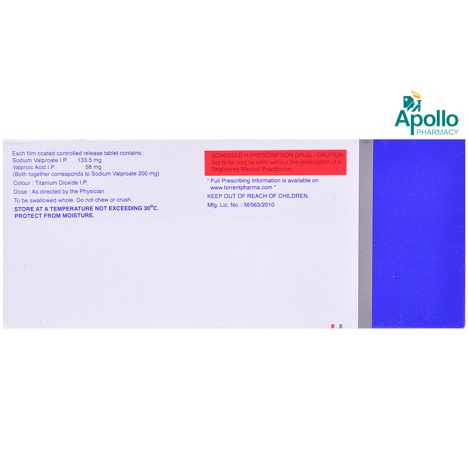 Torvate Chrono 200 Tablet 10's, Pack of 10 TABLET CRS Torvate Chrono 200 Tablet 10's, Pack of 10 TABLET CRS