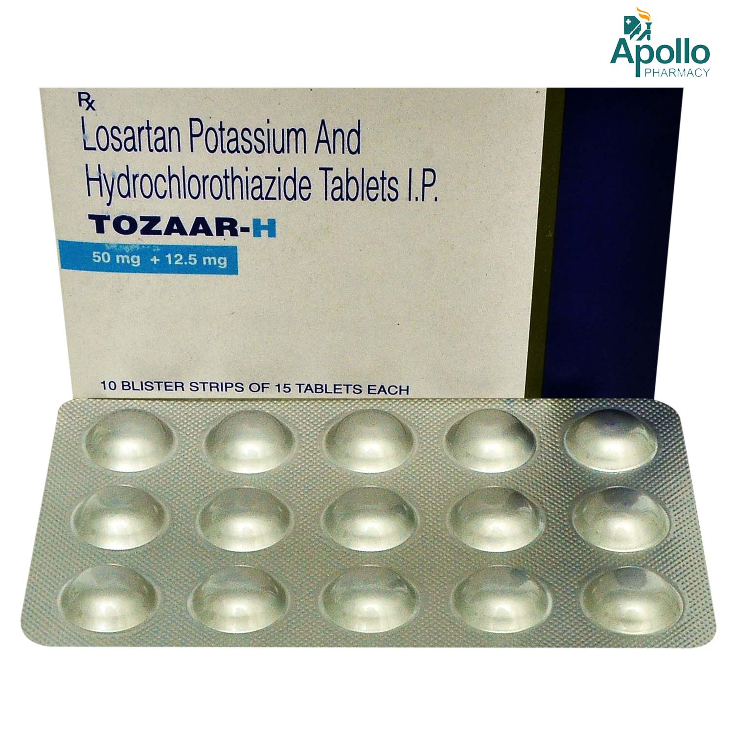 Tozaar H Tablet 15's, Pack of 15 TABLETS Tozaar H Tablet 15's, Pack of 15 TABLETS