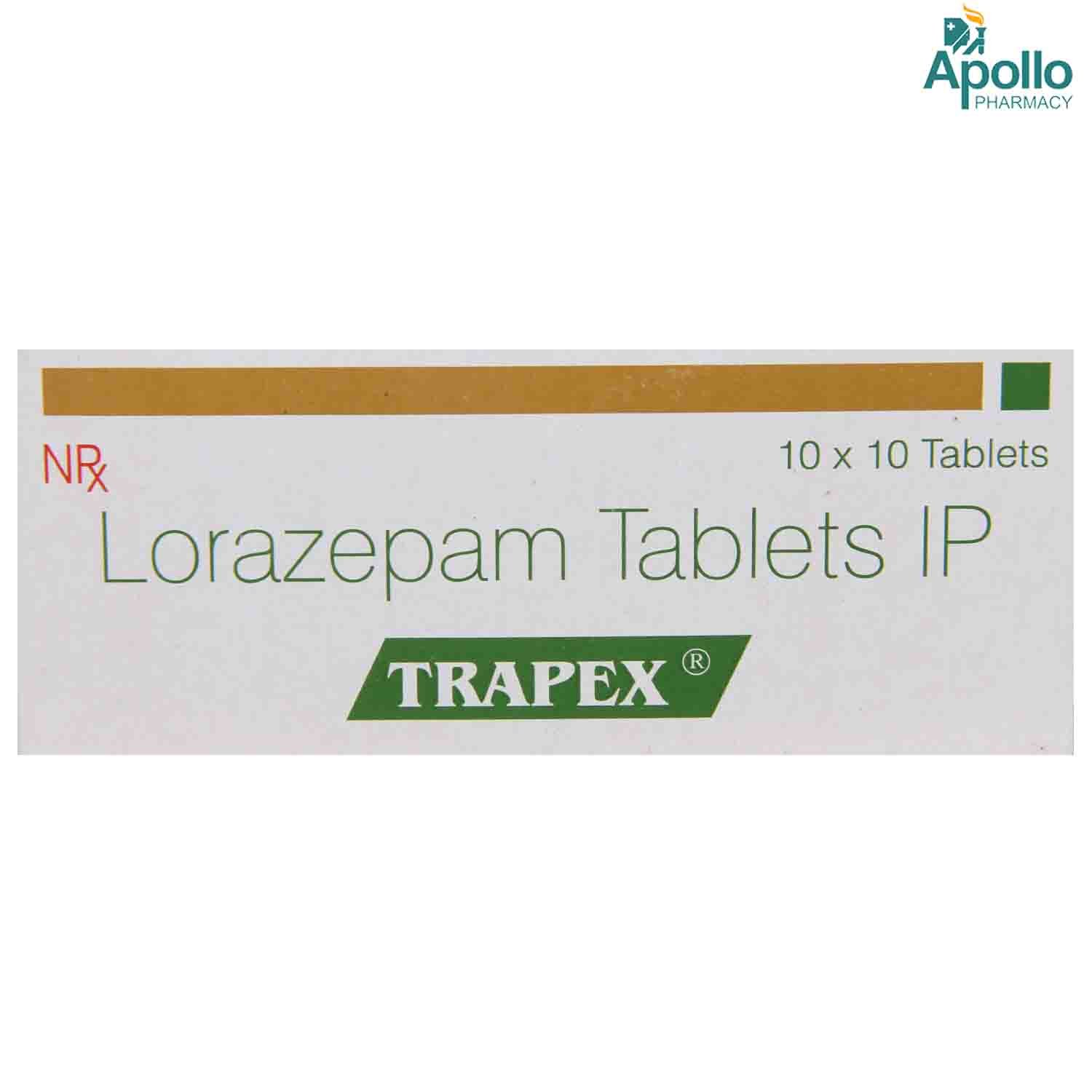TRAPEX 1MG TABLET, Pack of 10 TABLETS TRAPEX 1MG TABLET, Pack of 10 TABLETS