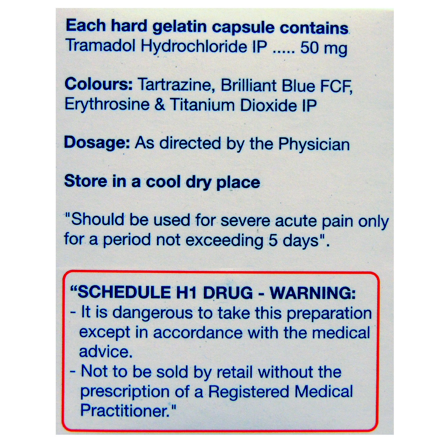 TRAMACIP CAPSULE, Pack of 10 CapsuleS TRAMACIP CAPSULE, Pack of 10 CapsuleS