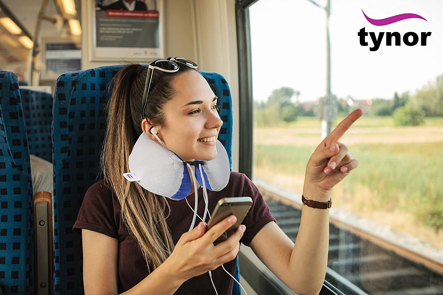 Tynor Travel Pillow Urbane Universal I-94 6.25-12.5cm, 1 Count, Pack of 1 Tynor Travel Pillow Urbane Universal I-94 6.25-12.5cm, 1 Count, Pack of 1