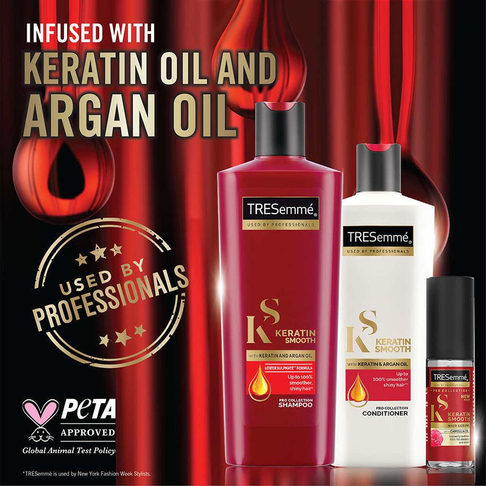 Tresemme Keratin Smooth Shampoo, 340 ml, Pack of 1 Tresemme Keratin Smooth Shampoo, 340 ml, Pack of 1