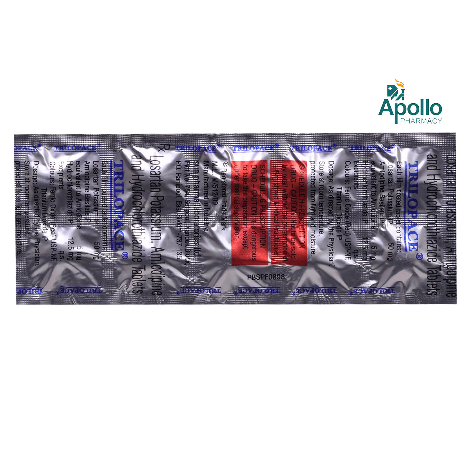 Trilopace Tablet 10's, Pack of 10 TABLETS Trilopace Tablet 10's, Pack of 10 TABLETS