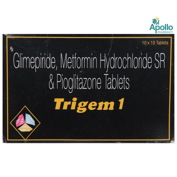 Trigem 1 Tablet 10's, Pack of 10 TABLETS