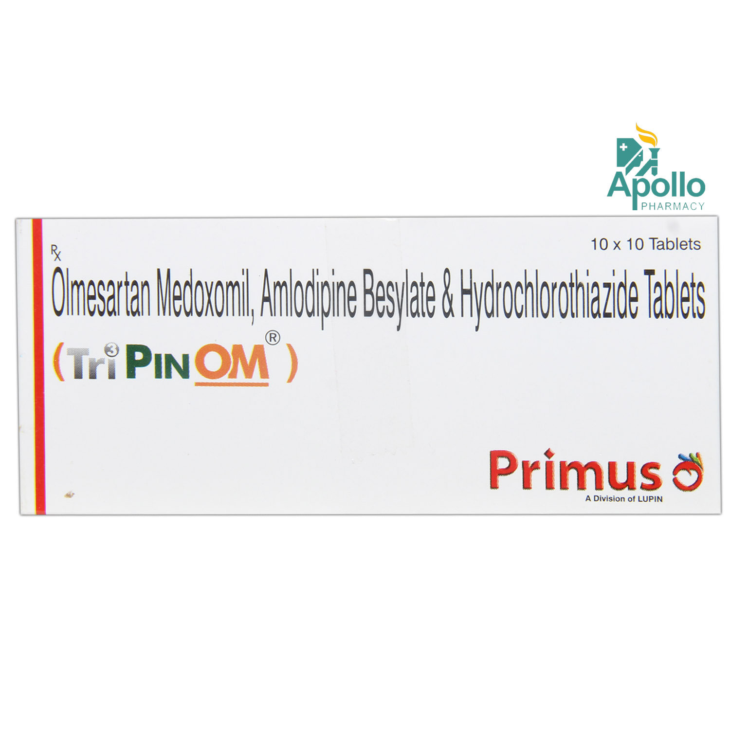 Tri Pin Om Tablet 10's, Pack of 10 TabletS Tri Pin Om Tablet 10's, Pack of 10 TabletS