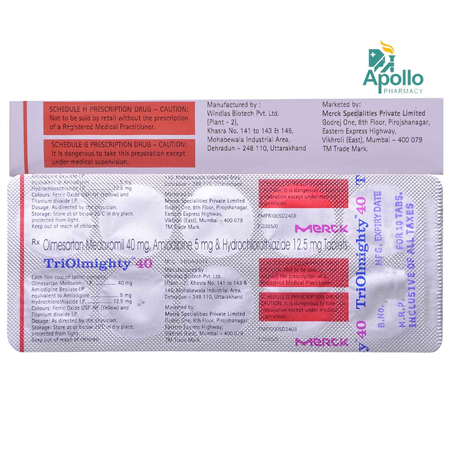 Triolmighty 40 Tablet 10's, Pack of 10 TABLETS Triolmighty 40 Tablet 10's, Pack of 10 TABLETS