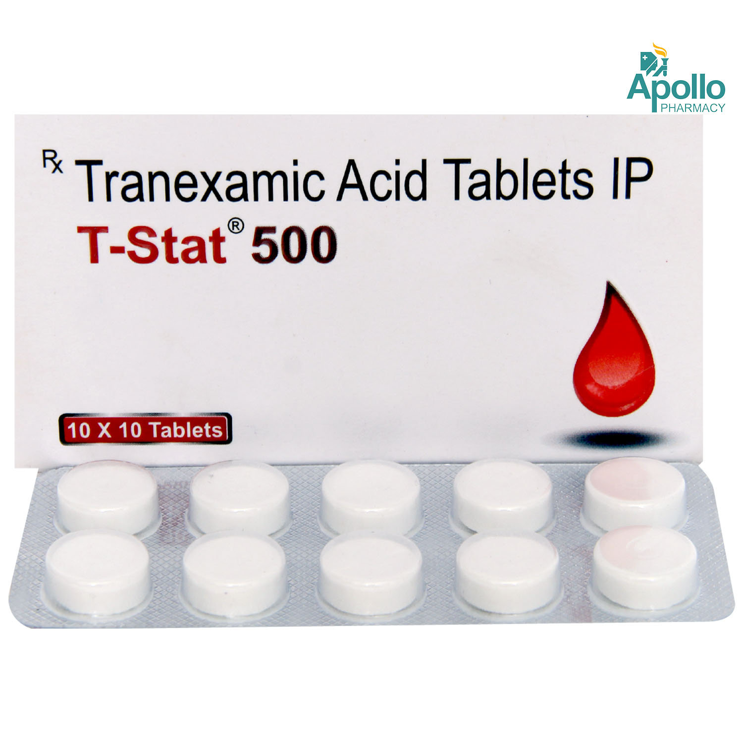 T-Stat 500 Tablet 10's, Pack of 10 TABLETS T-Stat 500 Tablet 10's, Pack of 10 TABLETS