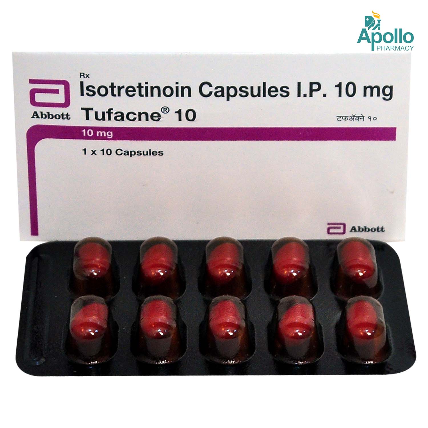 Tufacne 10 Capsule 10's, Pack of 10 CAPSULES Tufacne 10 Capsule 10's, Pack of 10 CAPSULES