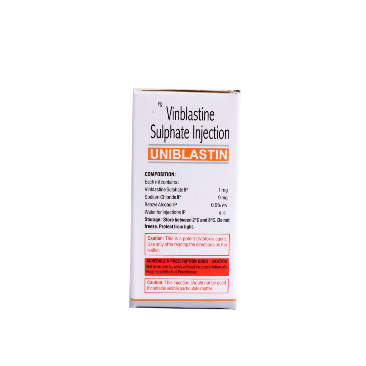 Uniblastin 10mg Injection 10 ml, Pack of 1 INJECTION Uniblastin 10mg Injection 10 ml, Pack of 1 INJECTION