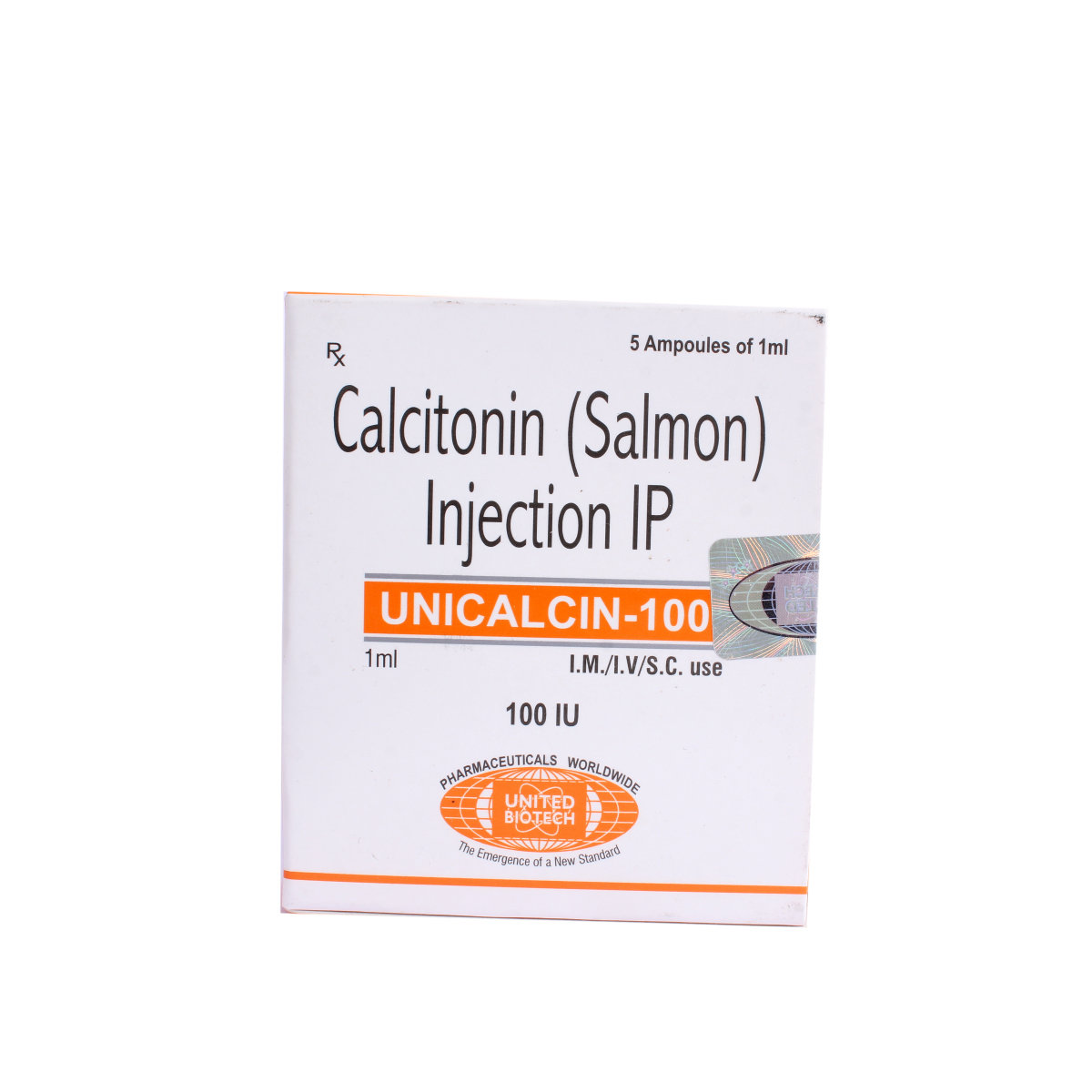 UNICALCIN 100IU INJECTION 1ML, Pack of 1 Injection UNICALCIN 100IU INJECTION 1ML, Pack of 1 Injection