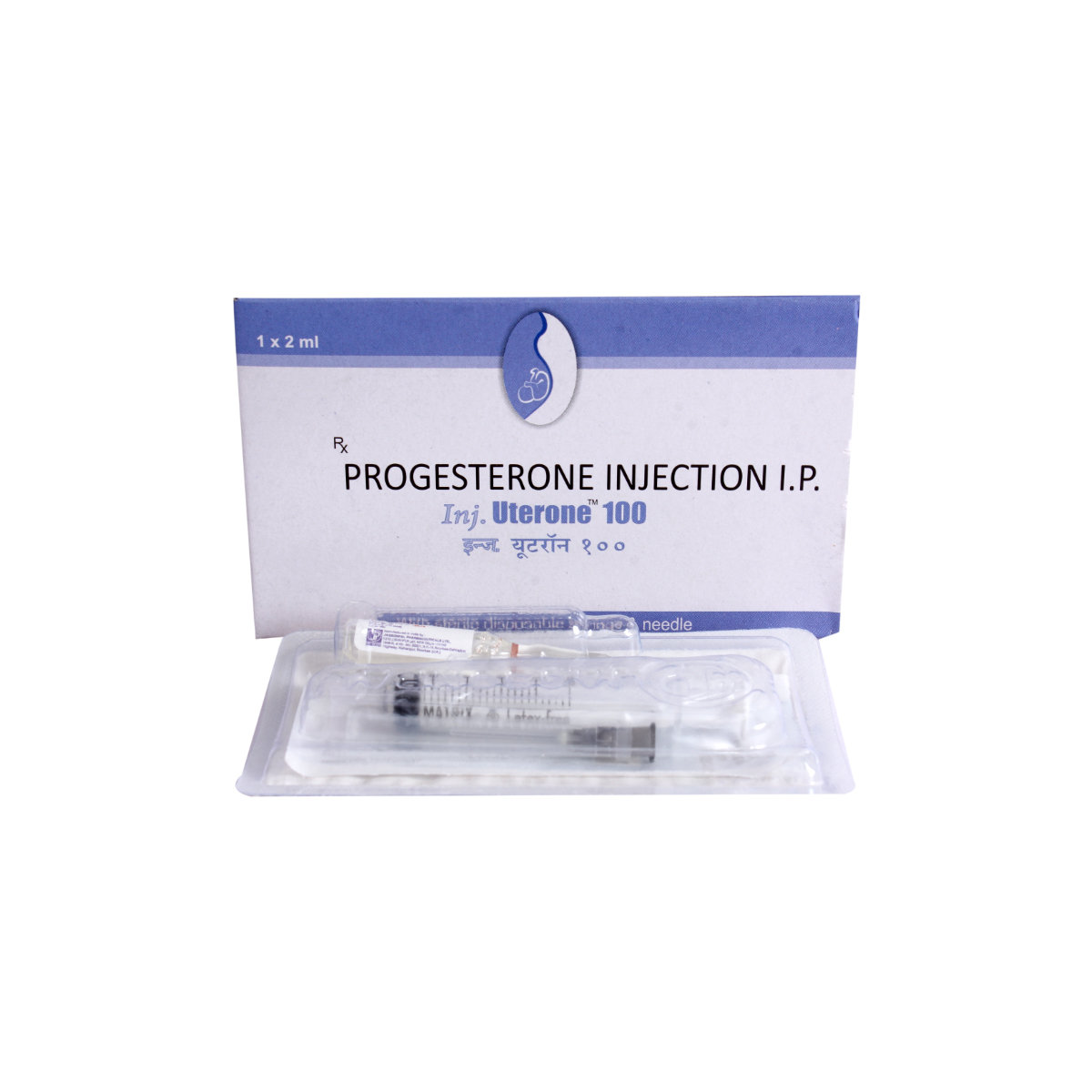 Uterone 100 Injection 2 ml, Pack of 1 Injection Uterone 100 Injection 2 ml, Pack of 1 Injection