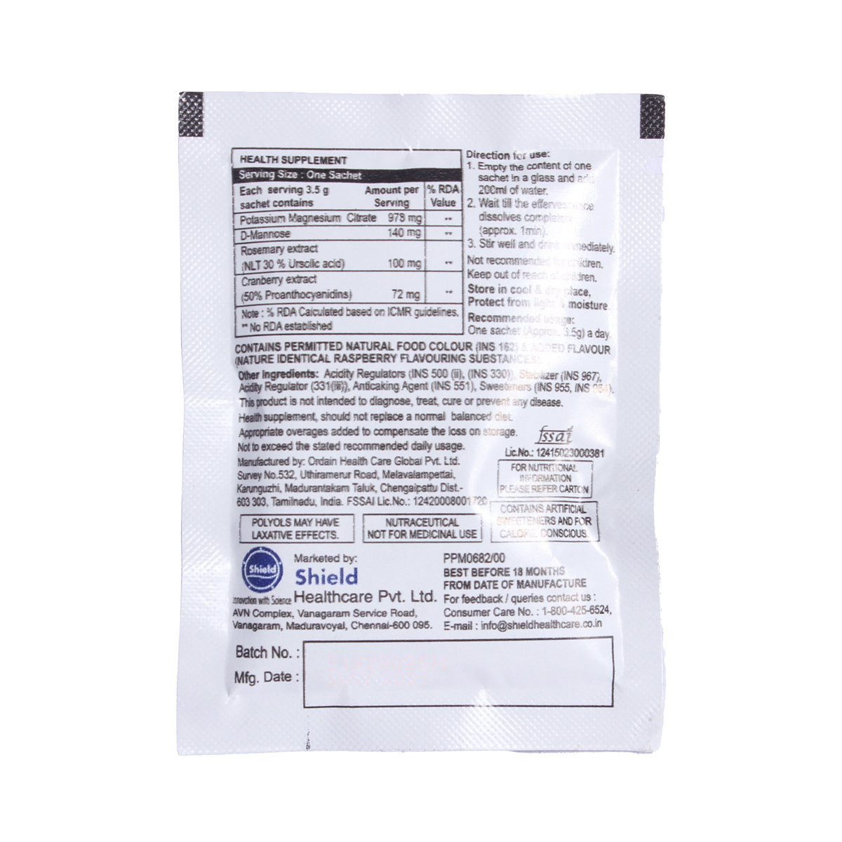 Uti Flush Sachet 7 x 3.5 gm, Pack of 1 Uti Flush Sachet 7 x 3.5 gm, Pack of 1