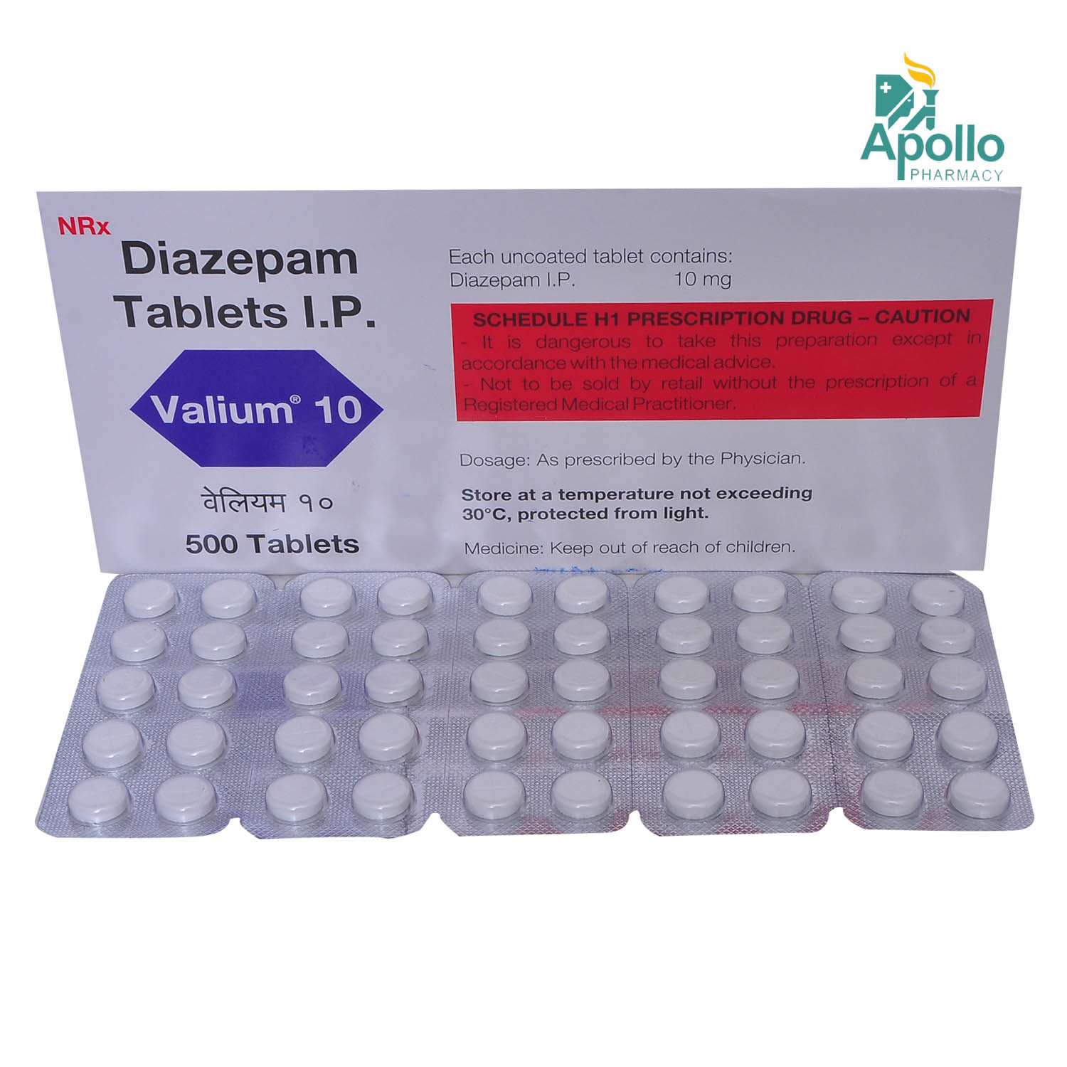 Valium 10Mg Tablet 10's, Pack of 10 TABLETS Valium 10Mg Tablet 10's, Pack of 10 TABLETS