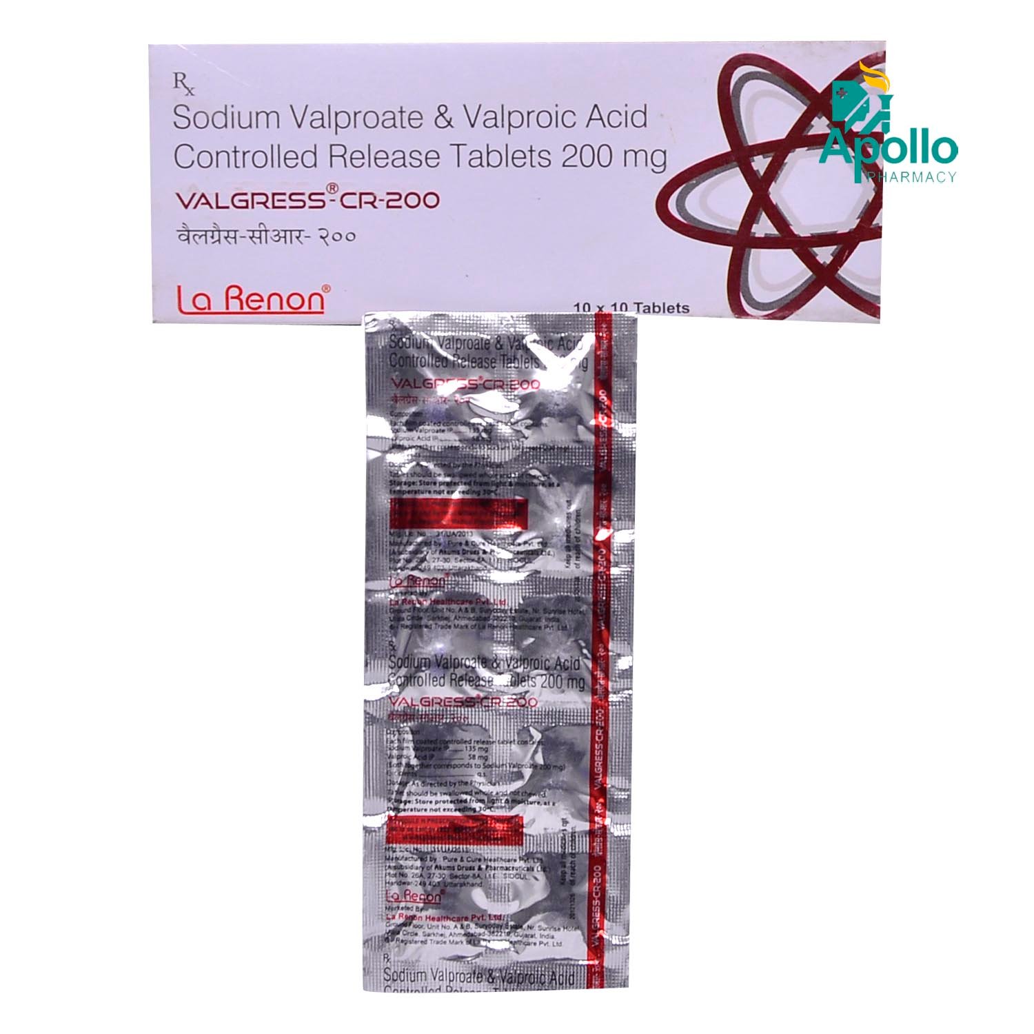 Valgress CR 200 Tablet 10's, Pack of 10 TABLETS Valgress CR 200 Tablet 10's, Pack of 10 TABLETS