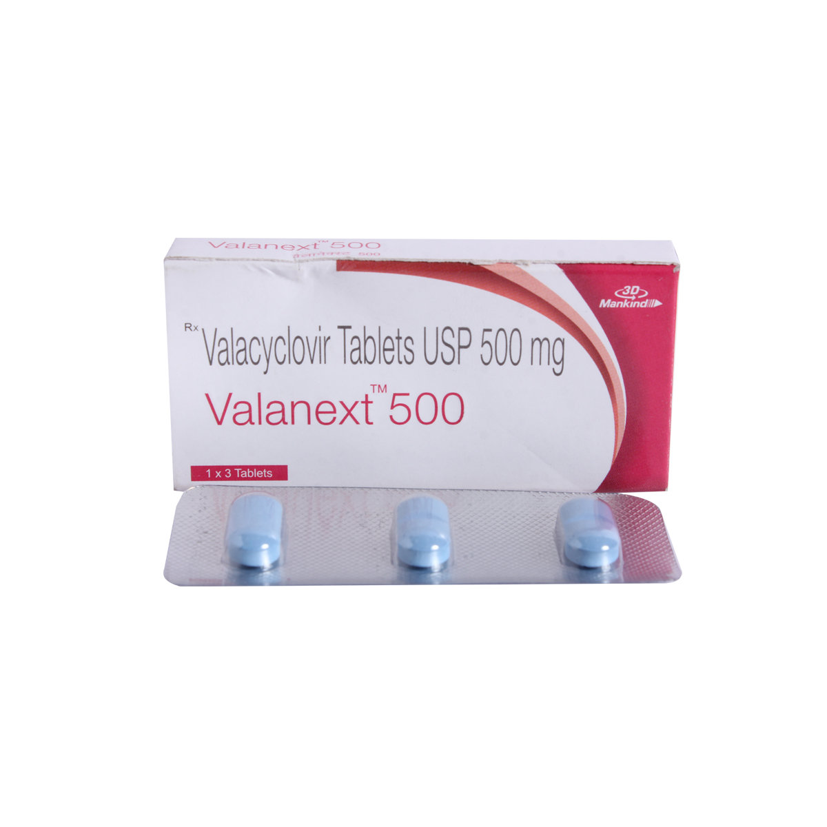 Valanext 500 mg Tablet 3's, Pack of 3 TabletS Valanext 500 mg Tablet 3's, Pack of 3 TabletS