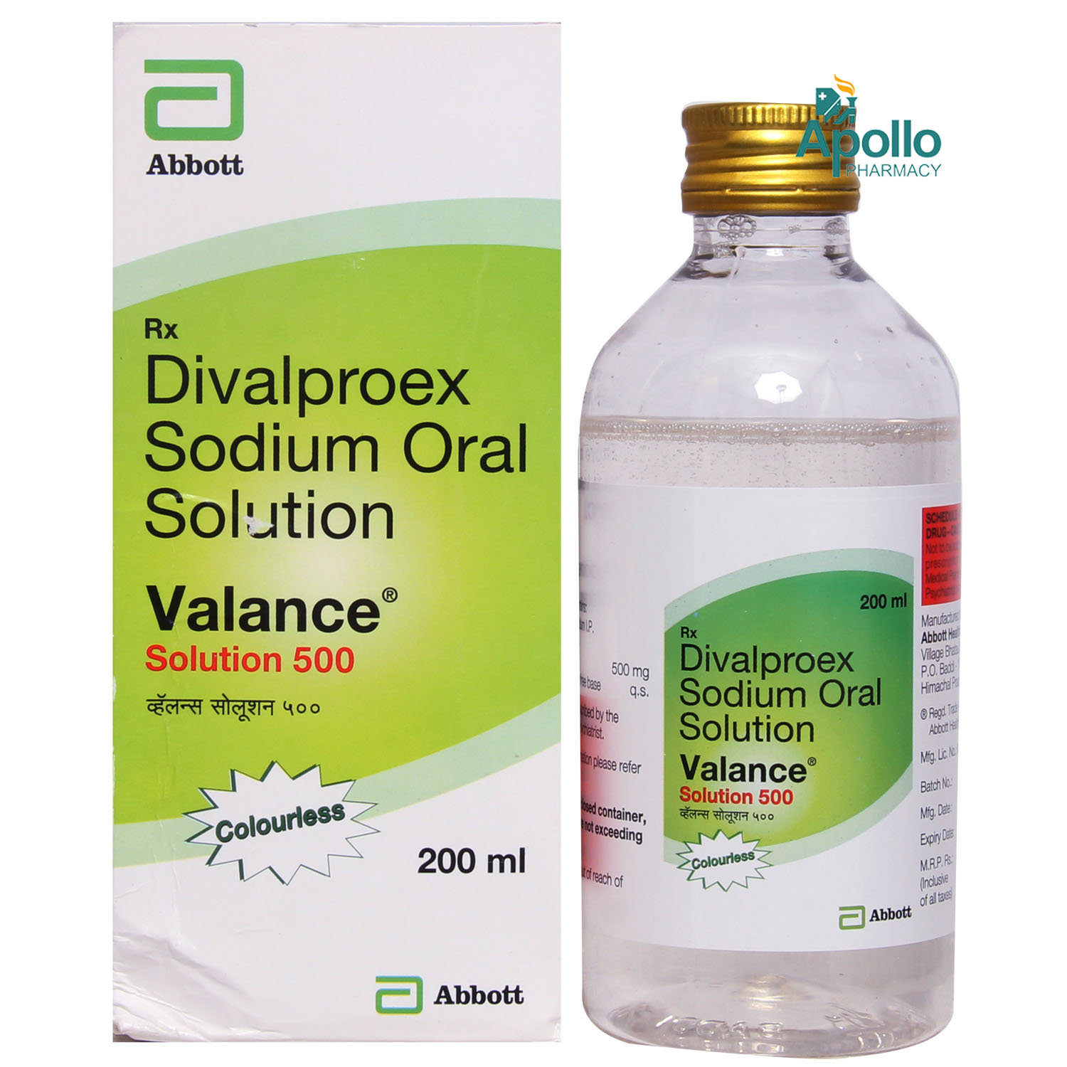 Valance 500 Oral Solution 200 ml, Pack of 1 SOLUTION Valance 500 Oral Solution 200 ml, Pack of 1 SOLUTION