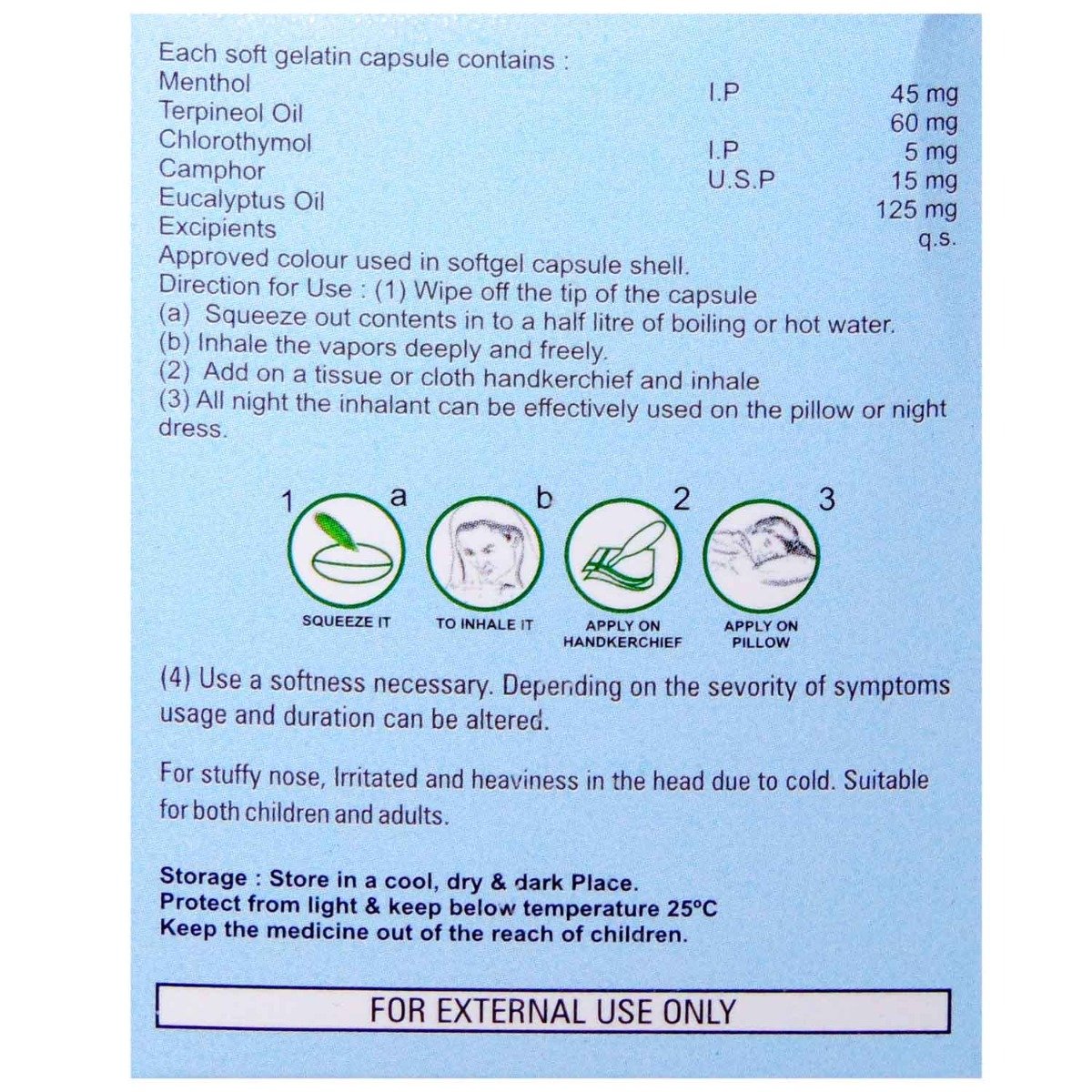 Vapotor Softgel Capsule 10's, Pack of 10 Vapotor Softgel Capsule 10's, Pack of 10