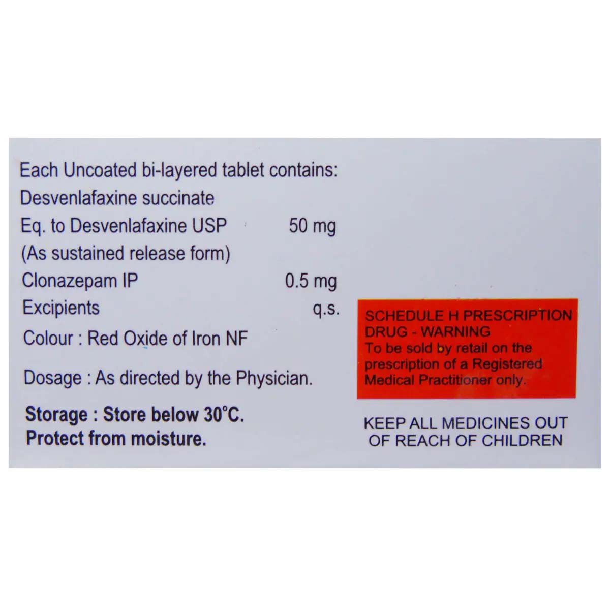 Venlite CZ Tablet 10's, Pack of 10 TabletS Venlite CZ Tablet 10's, Pack of 10 TabletS