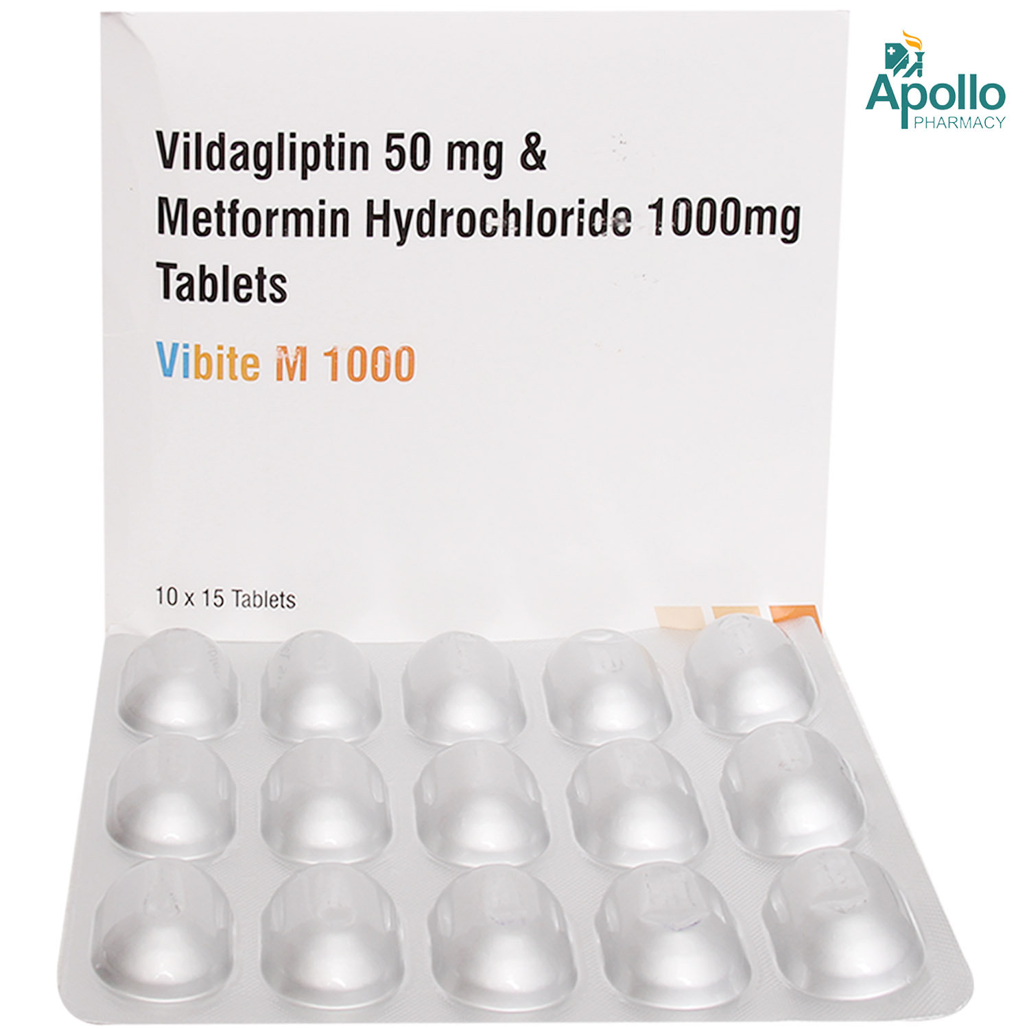 Vibite M 1000mg Tablet 15's, Pack of 15 TabletS Vibite M 1000mg Tablet 15's, Pack of 15 TabletS