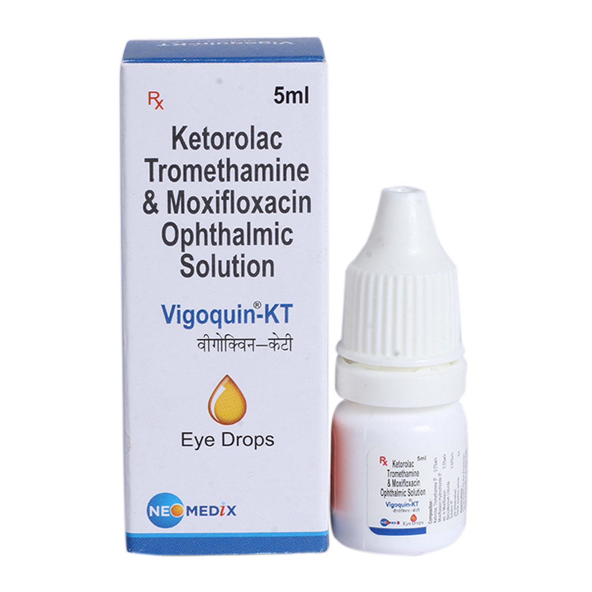 Vigoquin-Kt Eye Drops 5ml, Pack of 1 DROPS Vigoquin-Kt Eye Drops 5ml, Pack of 1 DROPS