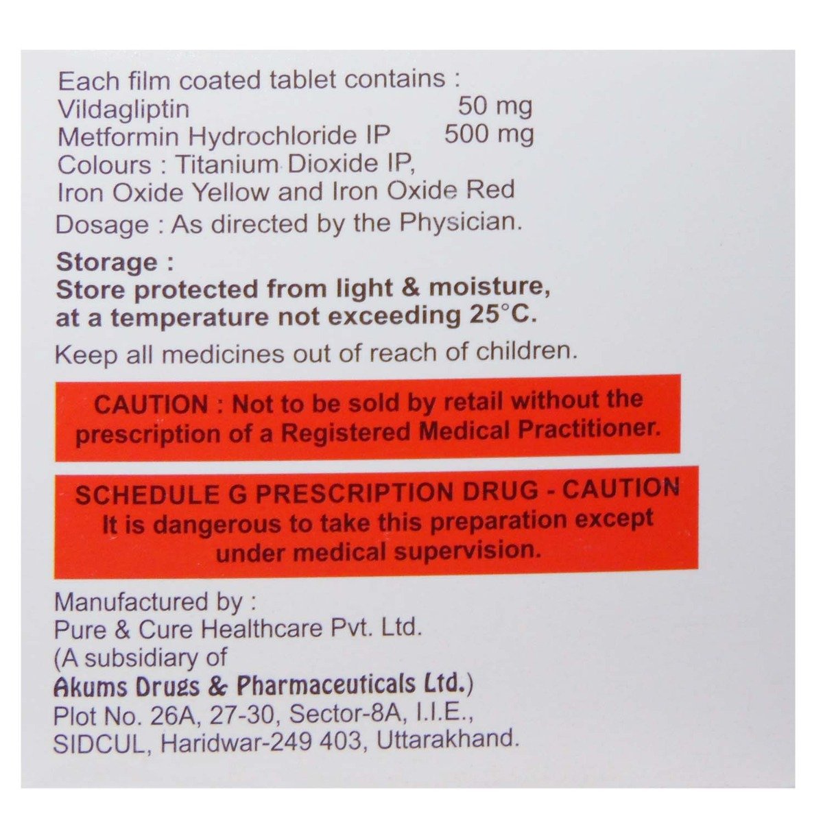 Vilmax-M 500 Tablet 10's, Pack of 10 TABLETS Vilmax-M 500 Tablet 10's, Pack of 10 TABLETS