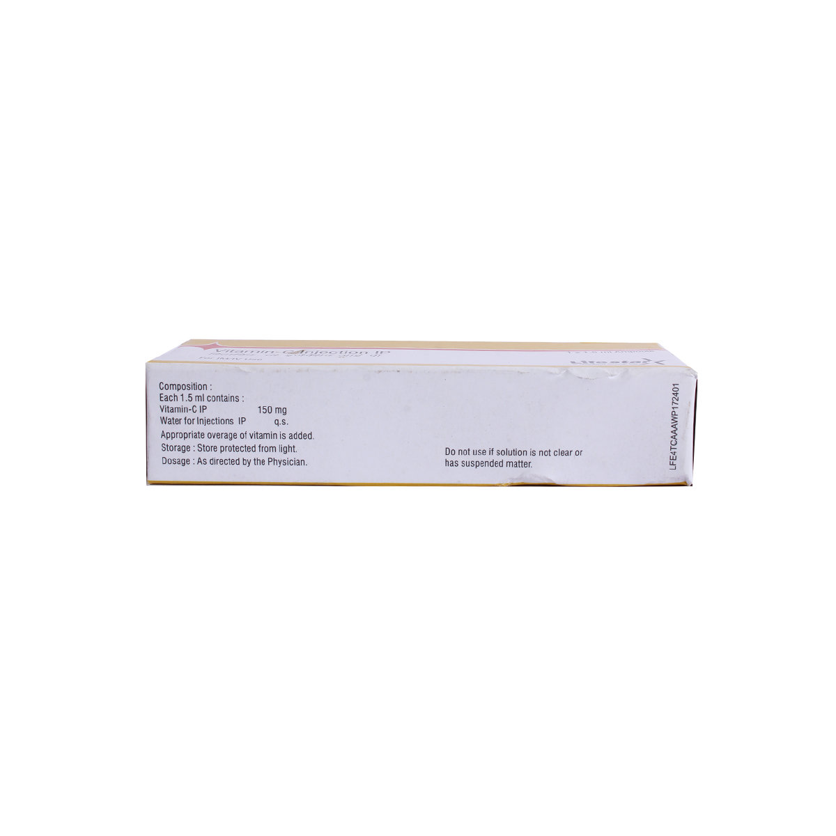 Vitamin-C 150 Injection 1.5 ml, Pack of 1 INJECTION Vitamin-C 150 Injection 1.5 ml, Pack of 1 INJECTION