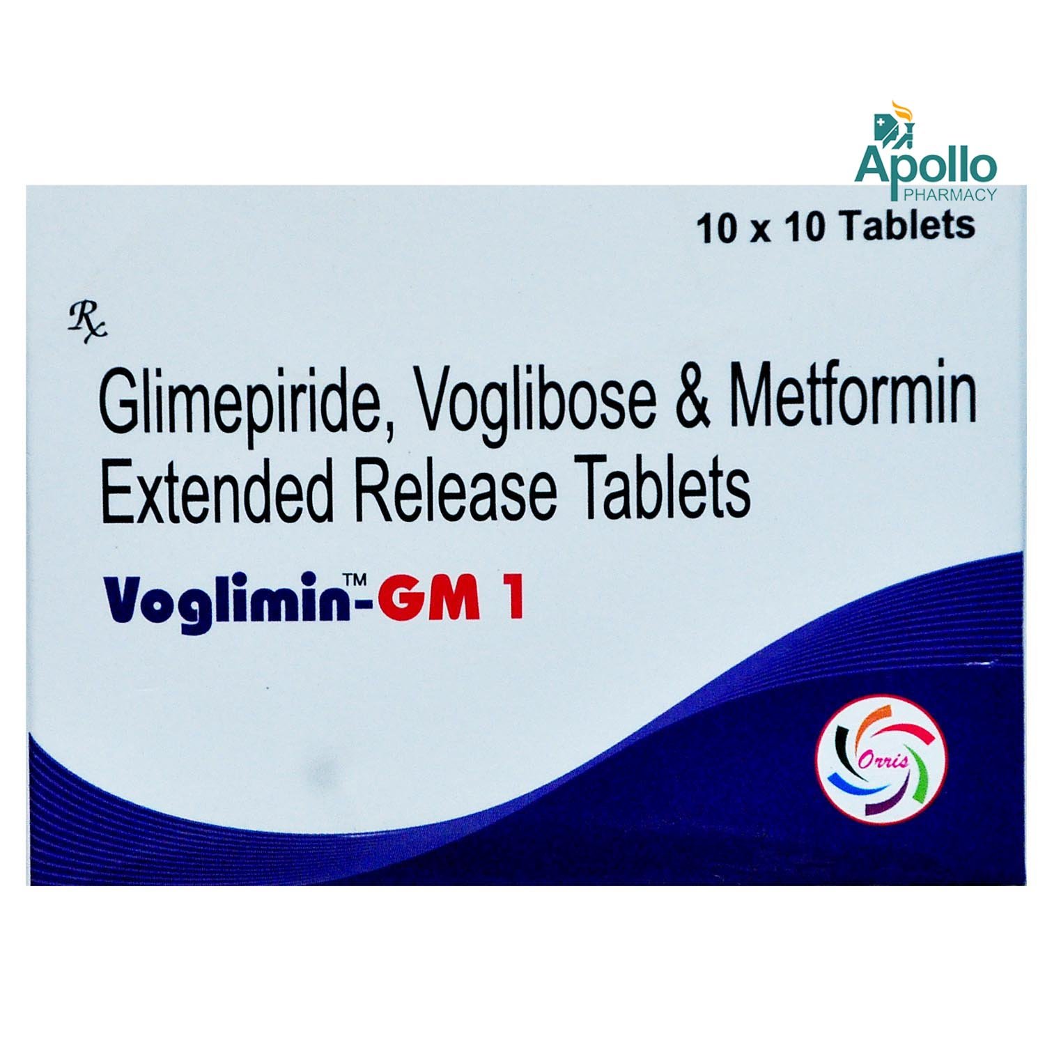 Voglimin-GM 1 Tablet 10's, Pack of 10 TABLETS Voglimin-GM 1 Tablet 10's, Pack of 10 TABLETS
