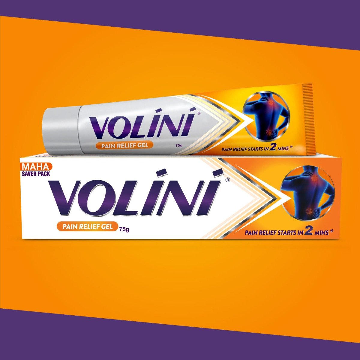 Volini Pain Relief Gel, 75 gm, Pack of 1 Gel Volini Pain Relief Gel, 75 gm, Pack of 1 Gel