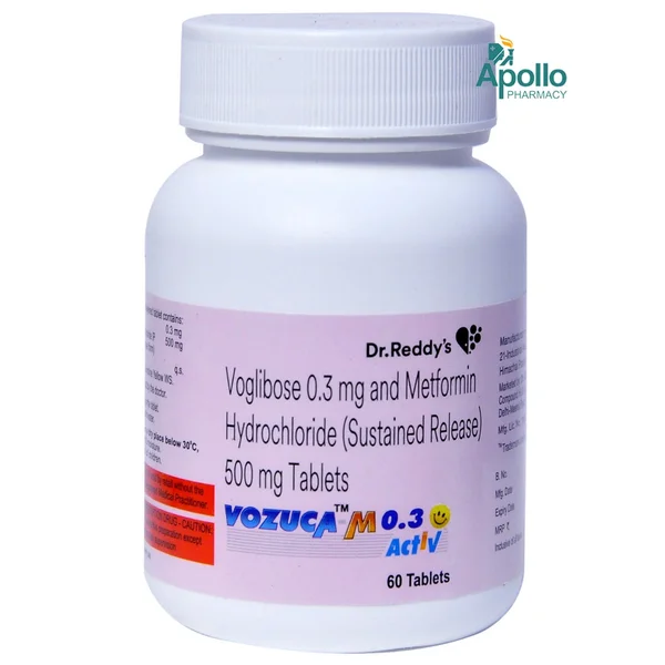 Vozuca M 0.3 Activ Tablet 60's, Pack of 1