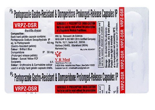 Vrpz-DSR Capsule 10's, Pack of 10 Vrpz-DSR Capsule 10's, Pack of 10