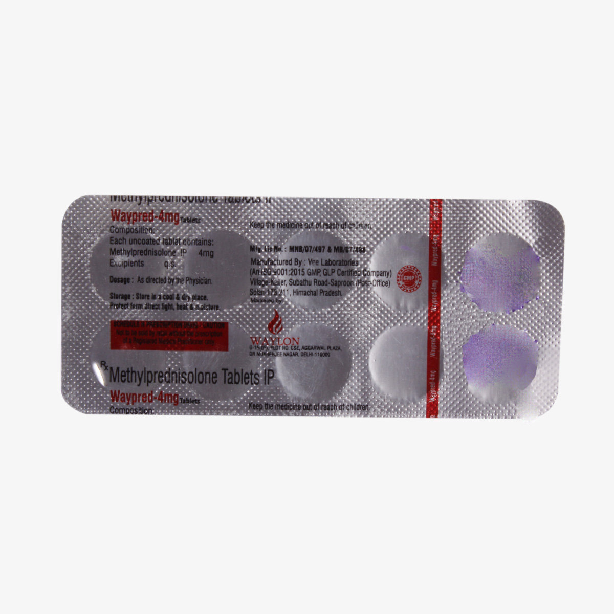 Waypred-4 Tablet 10's, Pack of 10 TABLETS Waypred-4 Tablet 10's, Pack of 10 TABLETS