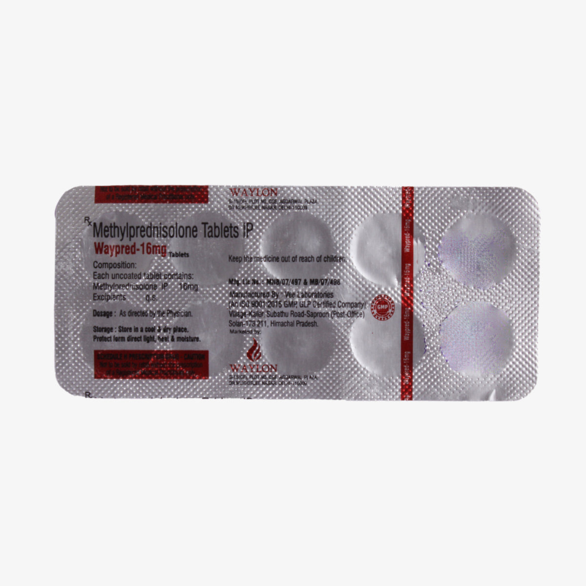 Waypred-16 Tablet 10's, Pack of 10 TABLETS Waypred-16 Tablet 10's, Pack of 10 TABLETS