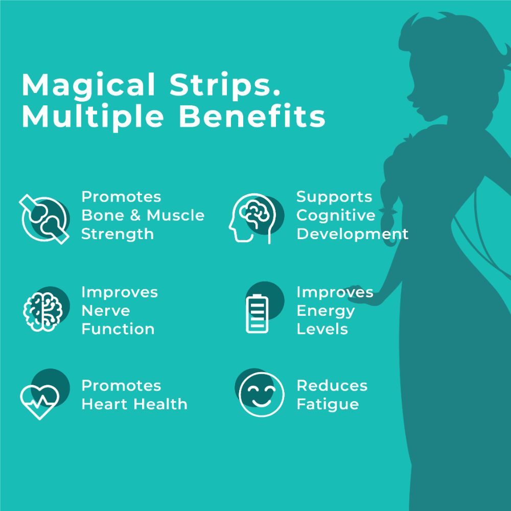 Wellbeing Nutrition Melts Into Natural B12 + D3 Frozen Mango Flavour, 30 Strips, Pack of 1 Wellbeing Nutrition Melts Into Natural B12 + D3 Frozen Mango Flavour, 30 Strips, Pack of 1