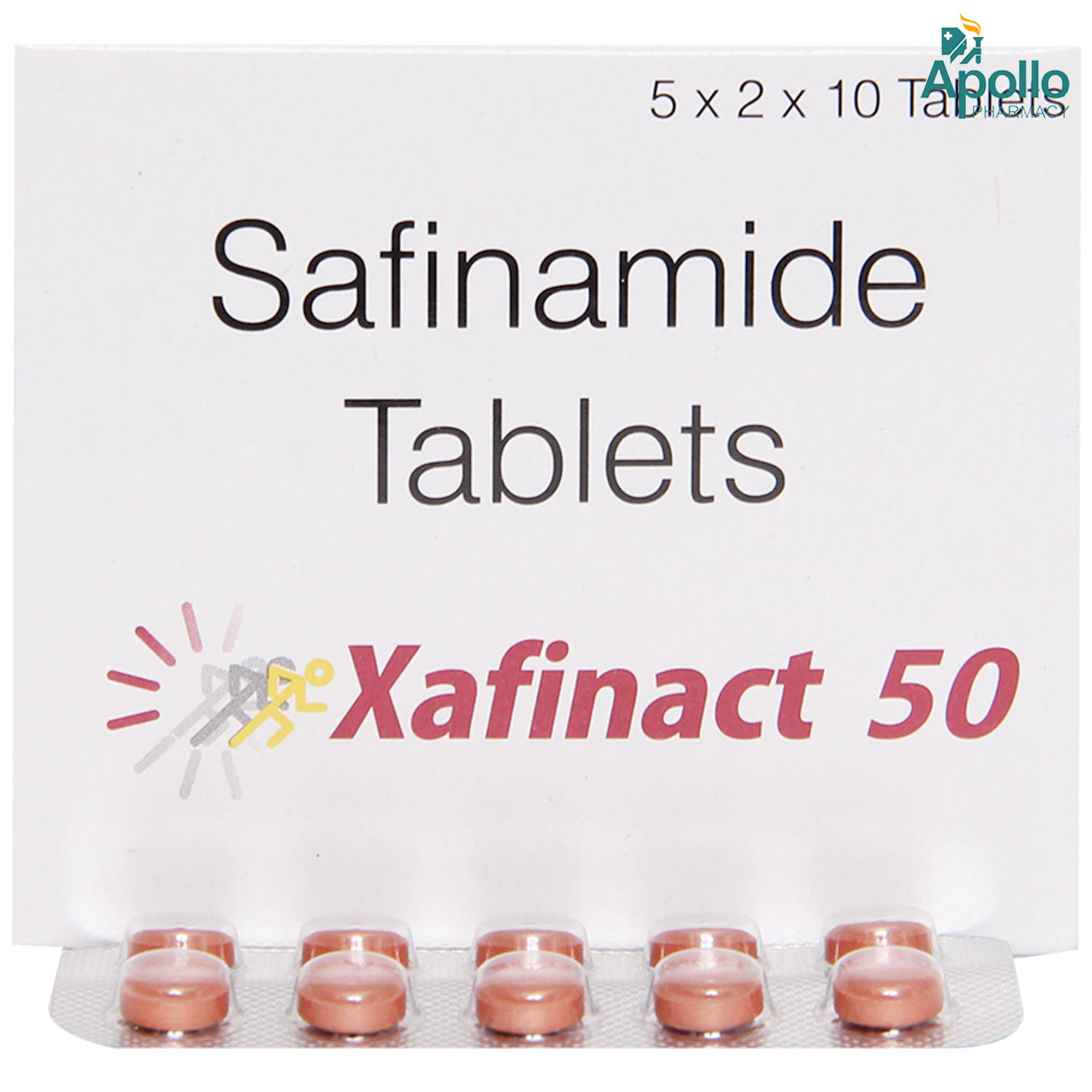 Xafinact 50 Tablet 10's, Pack of 10 TABLETS Xafinact 50 Tablet 10's, Pack of 10 TABLETS