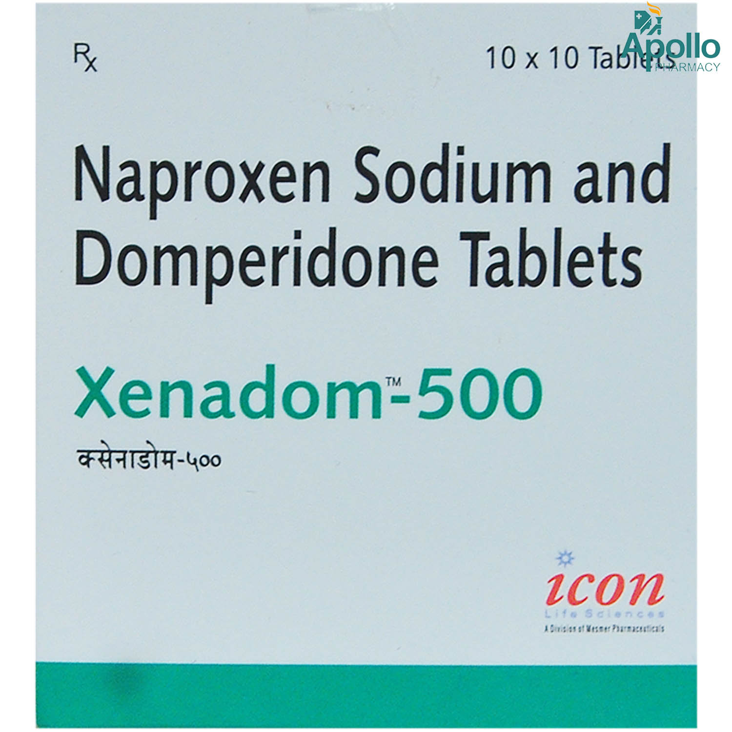 Xenadom 500 Tablet 10's, Pack of 10 TABLETS Xenadom 500 Tablet 10's, Pack of 10 TABLETS