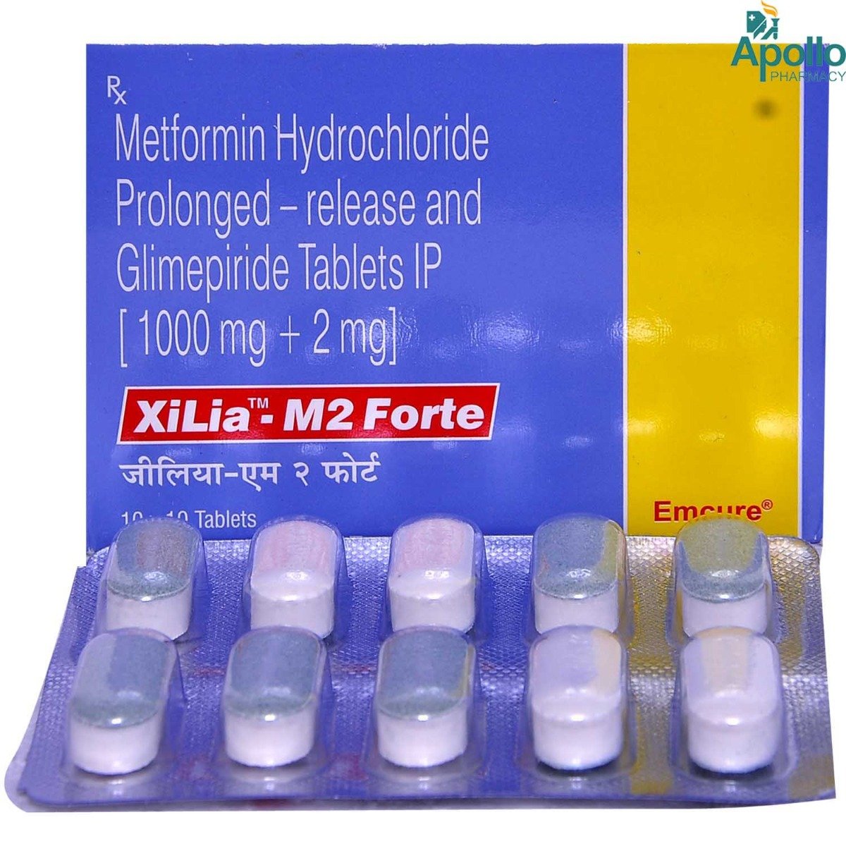 Xilia-M 2 Forte Tablet 10's, Pack of 10 TabletS Xilia-M 2 Forte Tablet 10's, Pack of 10 TabletS